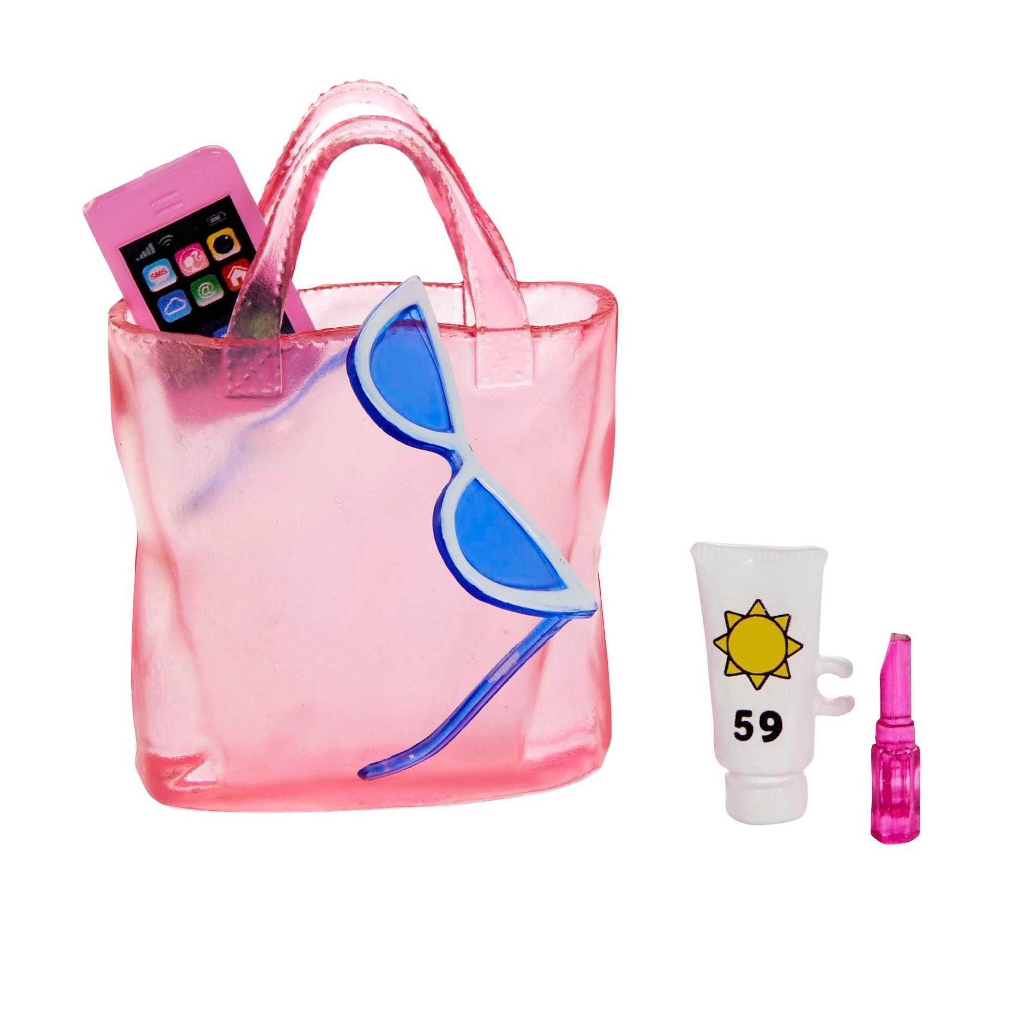 Voir la diapositive 10 : MATTEL Poupée Barbie plage + Accessoires