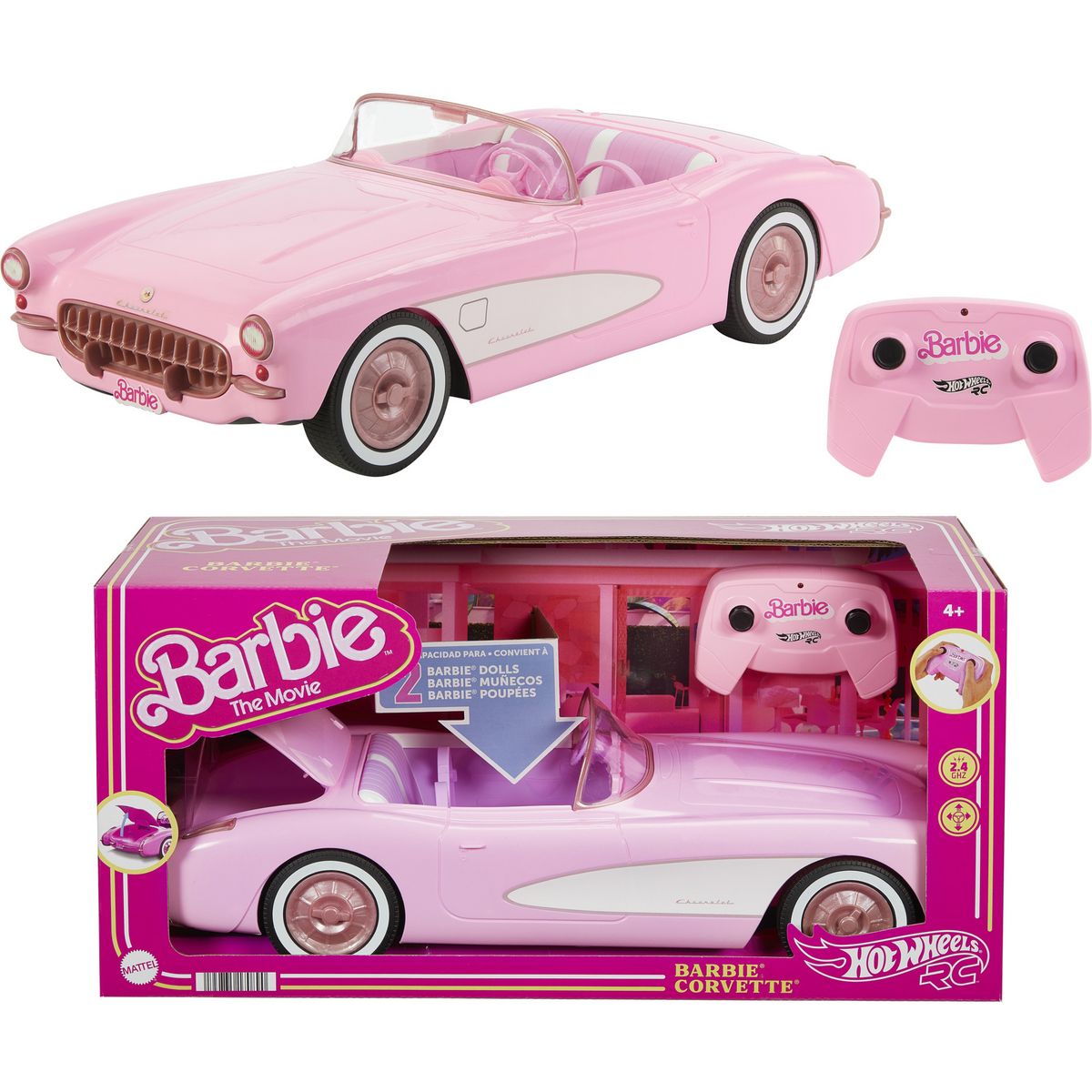 MATTEL Voiture radiocommandée de Barbie - HOT WHEELS