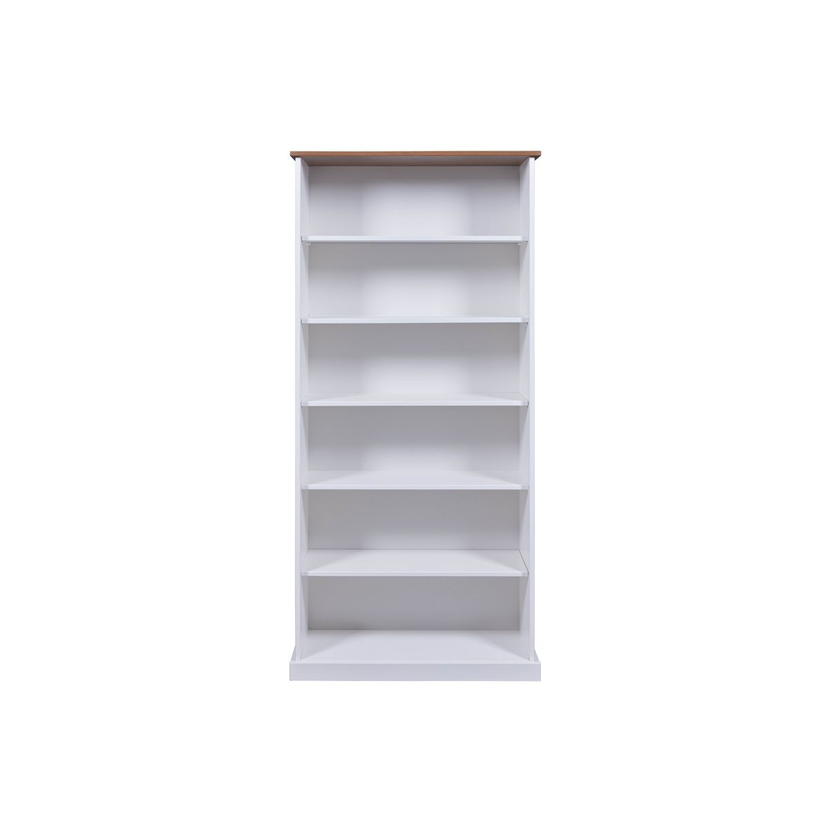 Étagère Bibliothèque 6 niches bois massif KAMPEN