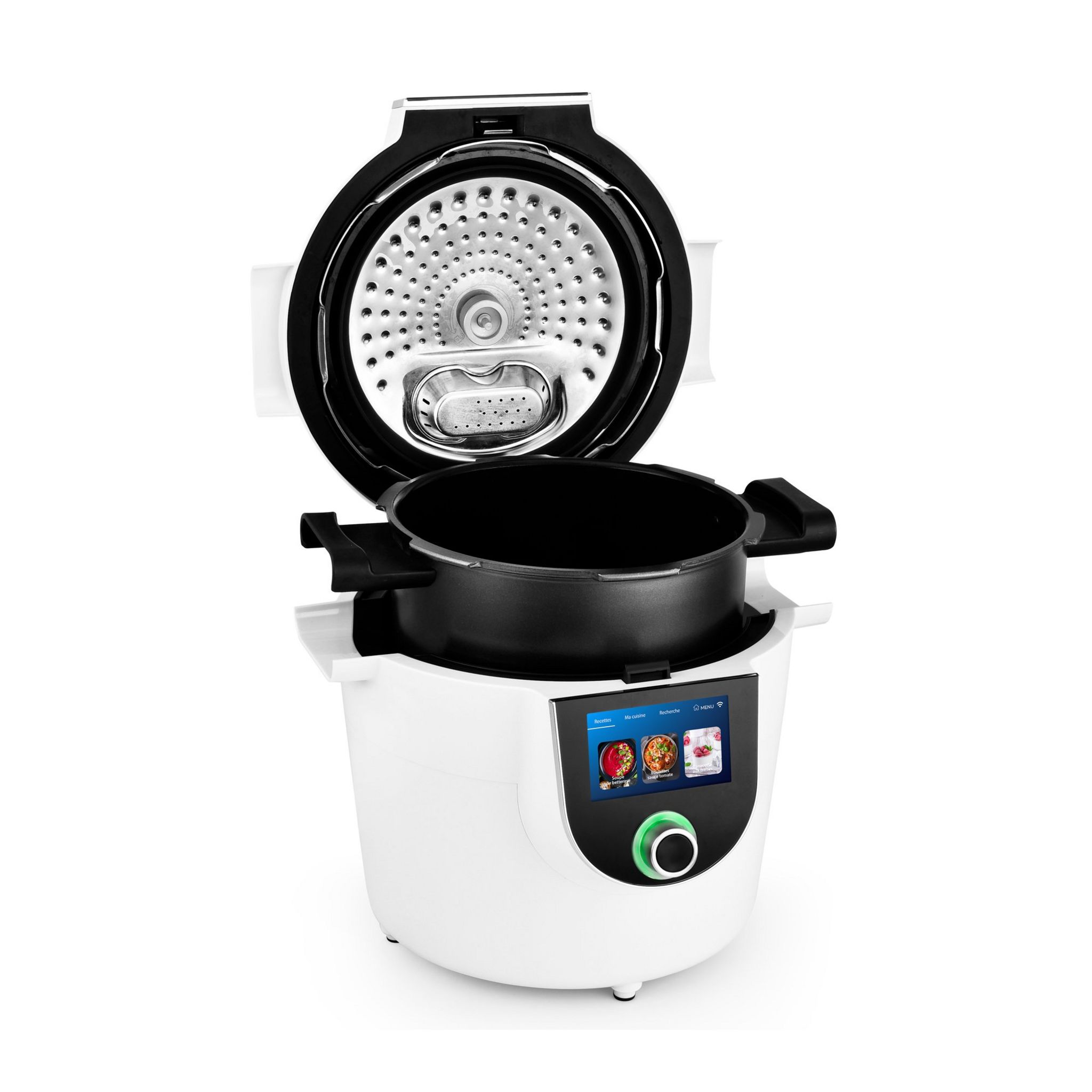 Voir la diapositive 7 : KITCHENCOOK Robot multicuiseur connecté LEO - Blanc