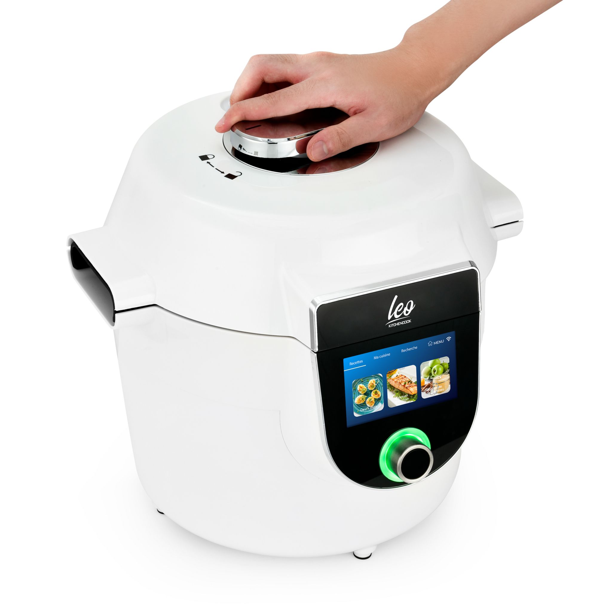Voir la diapositive 8 : KITCHENCOOK Robot multicuiseur connecté LEO - Blanc