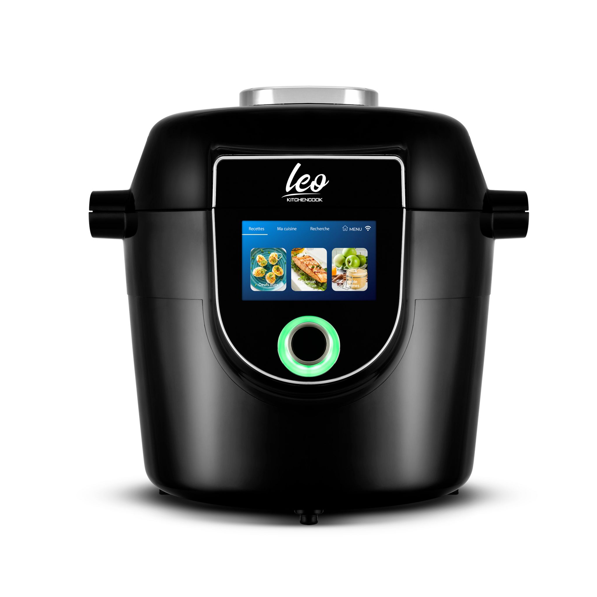 Voir la diapositive 1 : KITCHENCOOK Robot multicuiseur connecté LEO - Noir