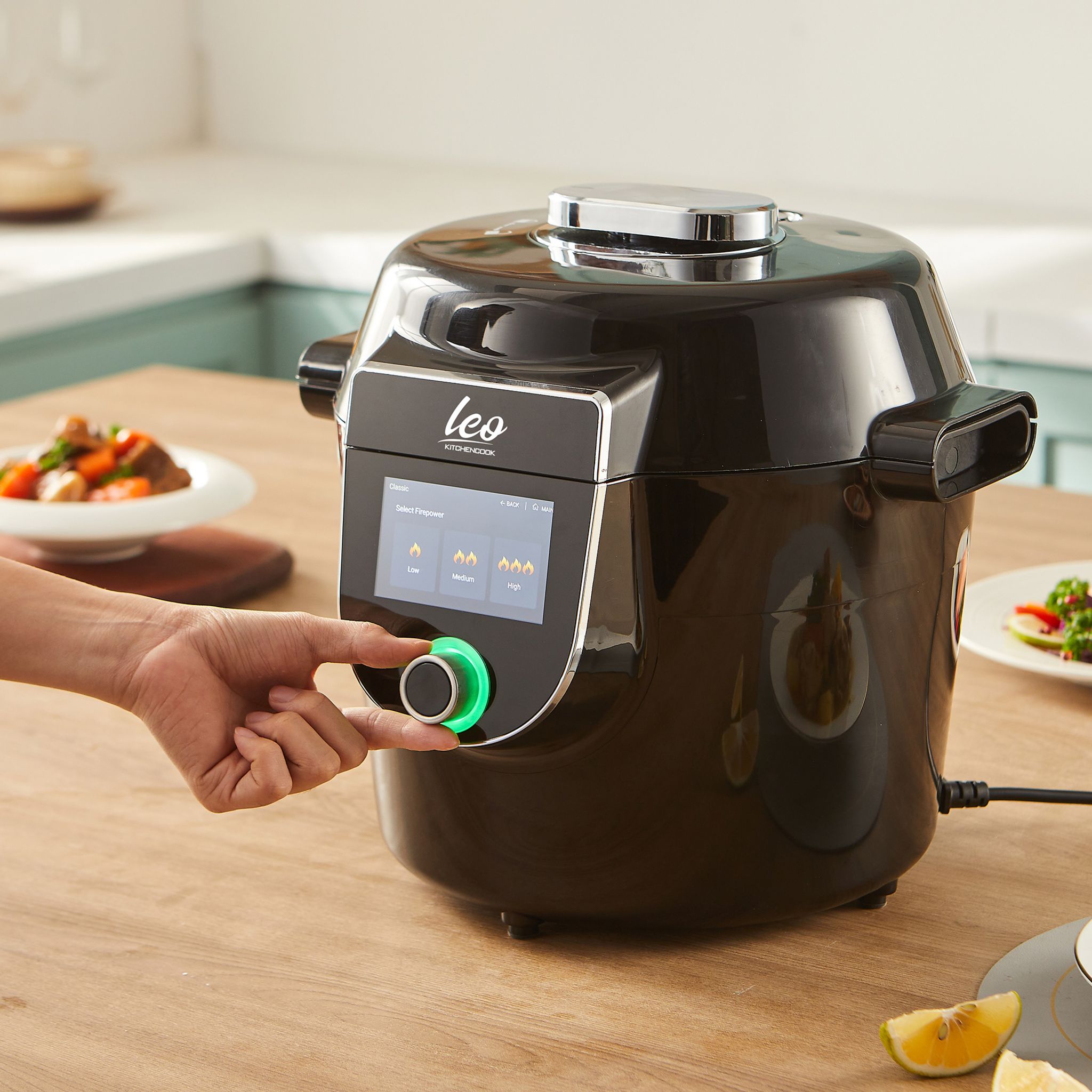Voir la diapositive 15 : KITCHENCOOK Robot multicuiseur connecté LEO - Noir