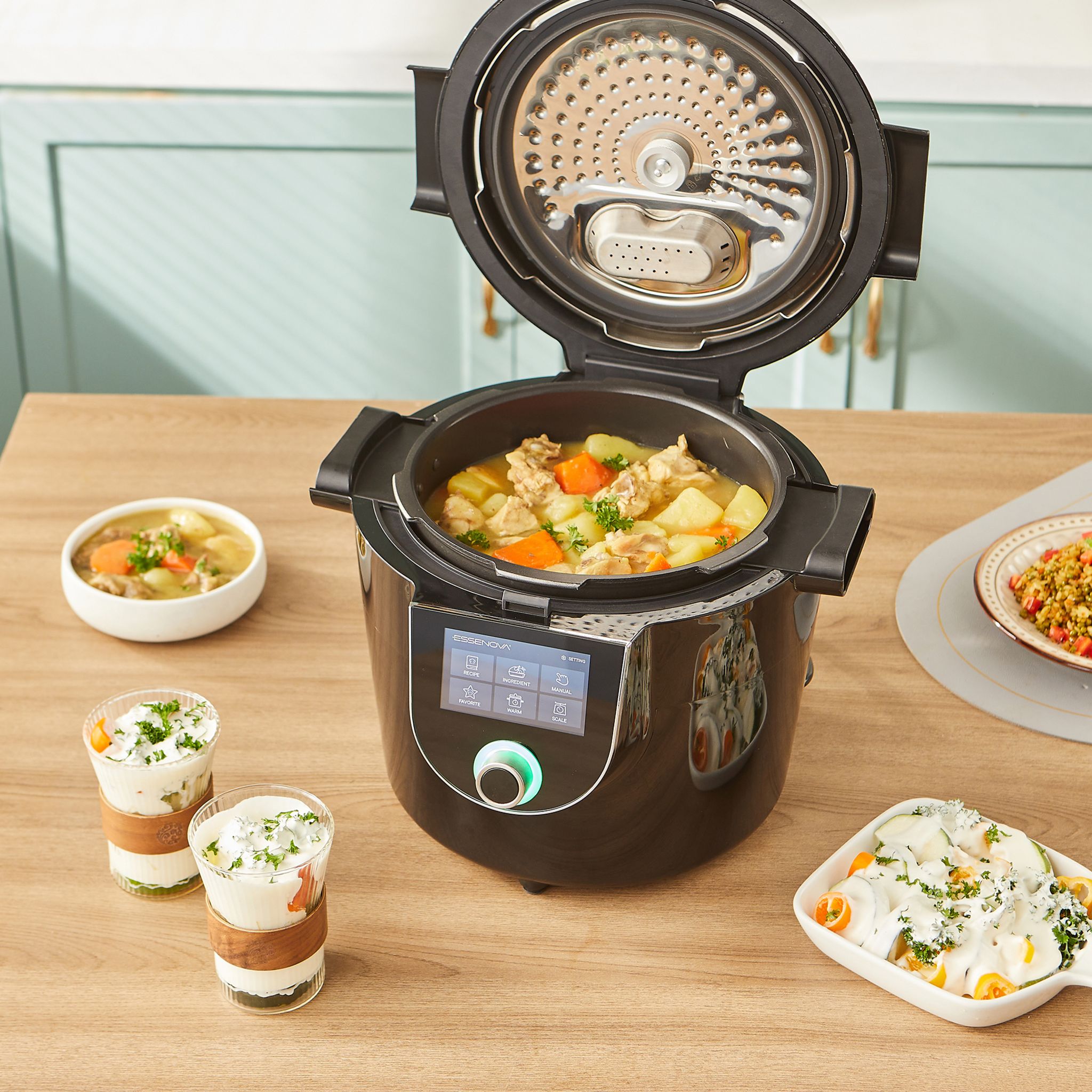 Voir la diapositive 16 : KITCHENCOOK Robot multicuiseur connecté LEO - Noir