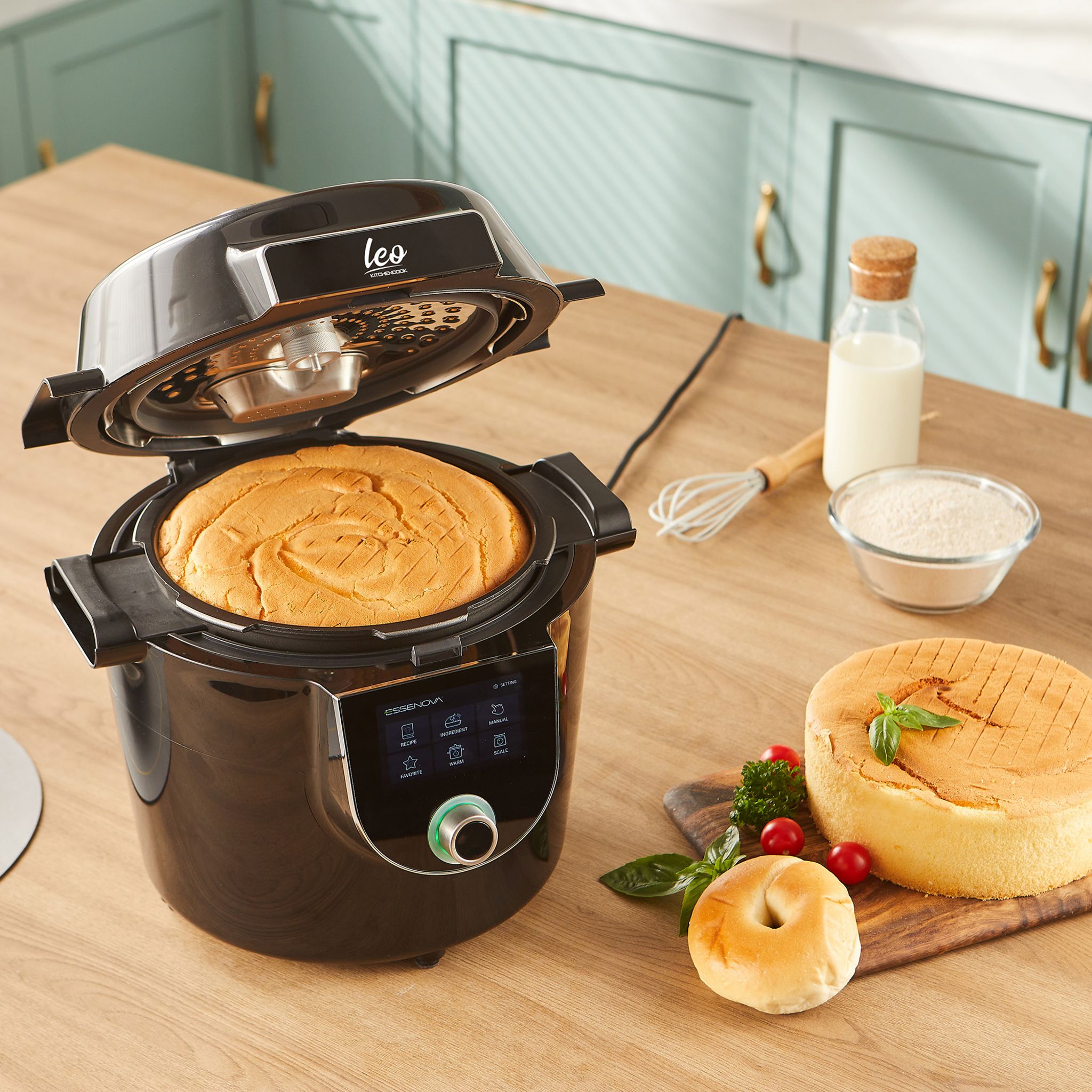 Voir la diapositive 17 : KITCHENCOOK Robot multicuiseur connecté LEO - Noir