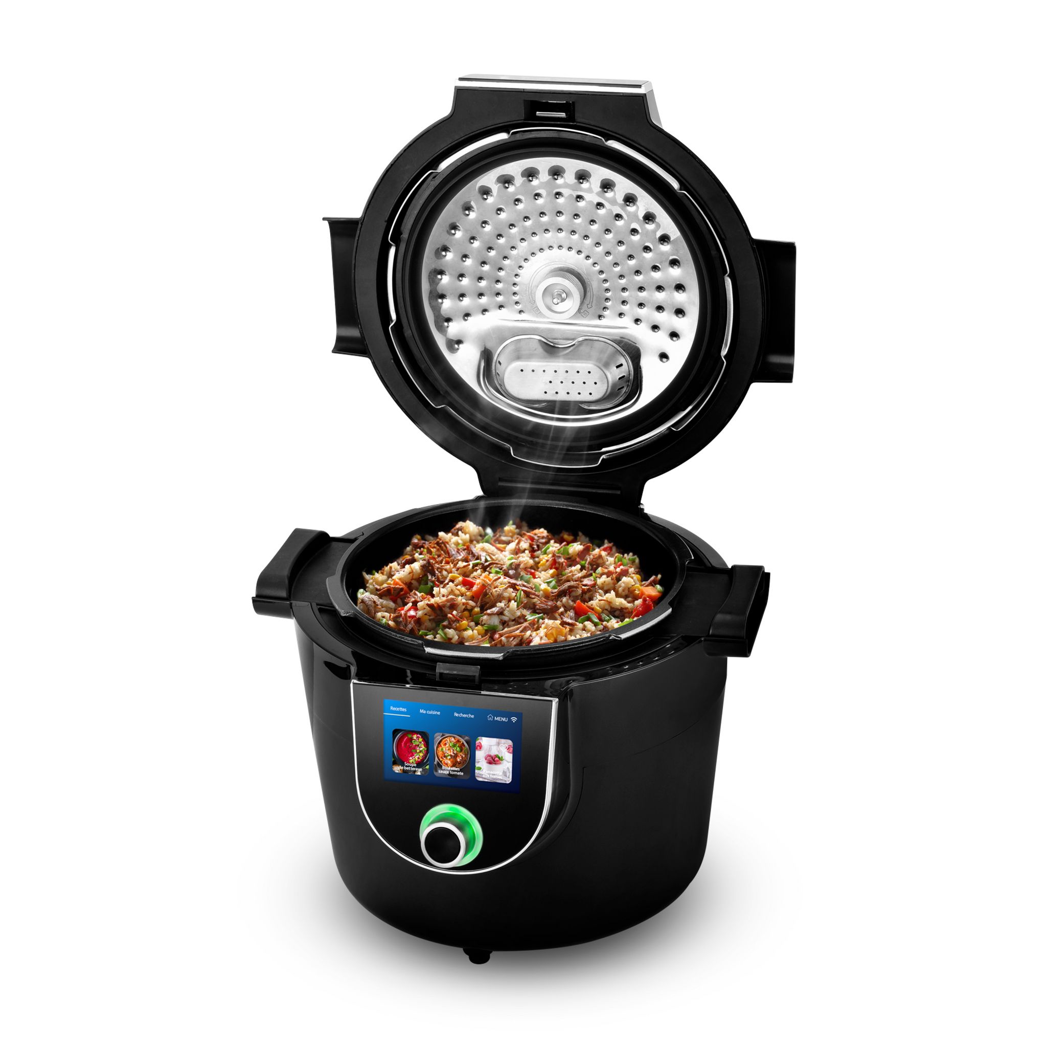 Voir la diapositive 5 : KITCHENCOOK Robot multicuiseur connecté LEO - Noir