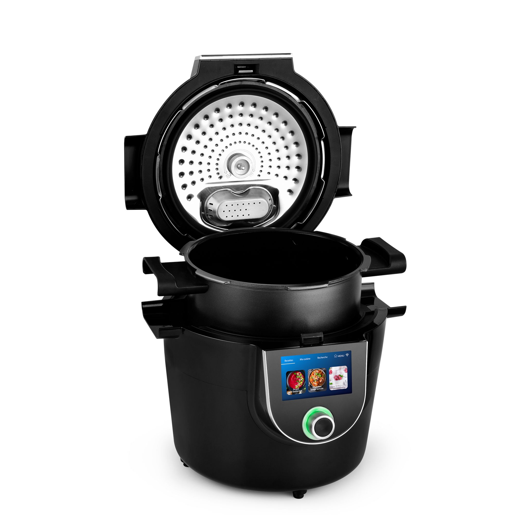 Voir la diapositive 8 : KITCHENCOOK Robot multicuiseur connecté LEO - Noir