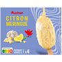 Voir la diapositive 2 : AUCHAN Bâtonnets glacés saveur citron meringué 4 pièces 302g