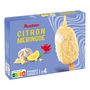 Voir la diapositive 4 : AUCHAN Bâtonnets glacés saveur citron meringué 4 pièces 302g