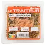 AUCHAN LE TRAITEUR Salade de lentilles et saumon fumé 200g