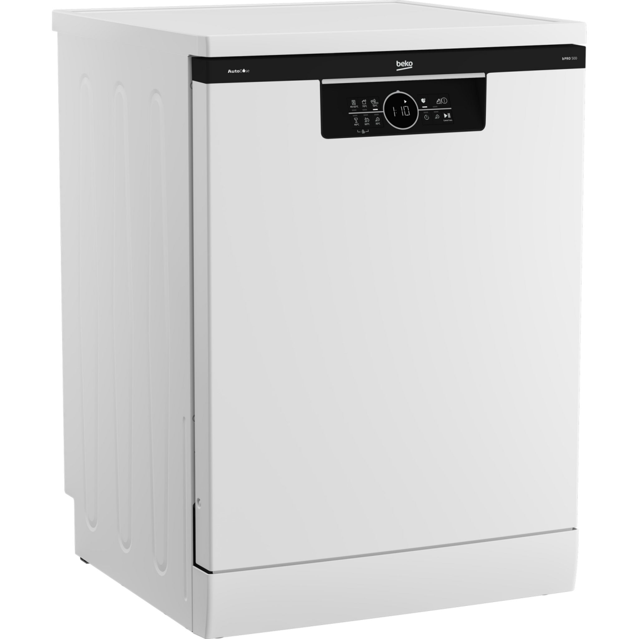 Voir la diapositive 2 : BEKO Lave vaisselle pose libre BDFN26420WA, 60 cm, 43 dB, 6 programmes, E