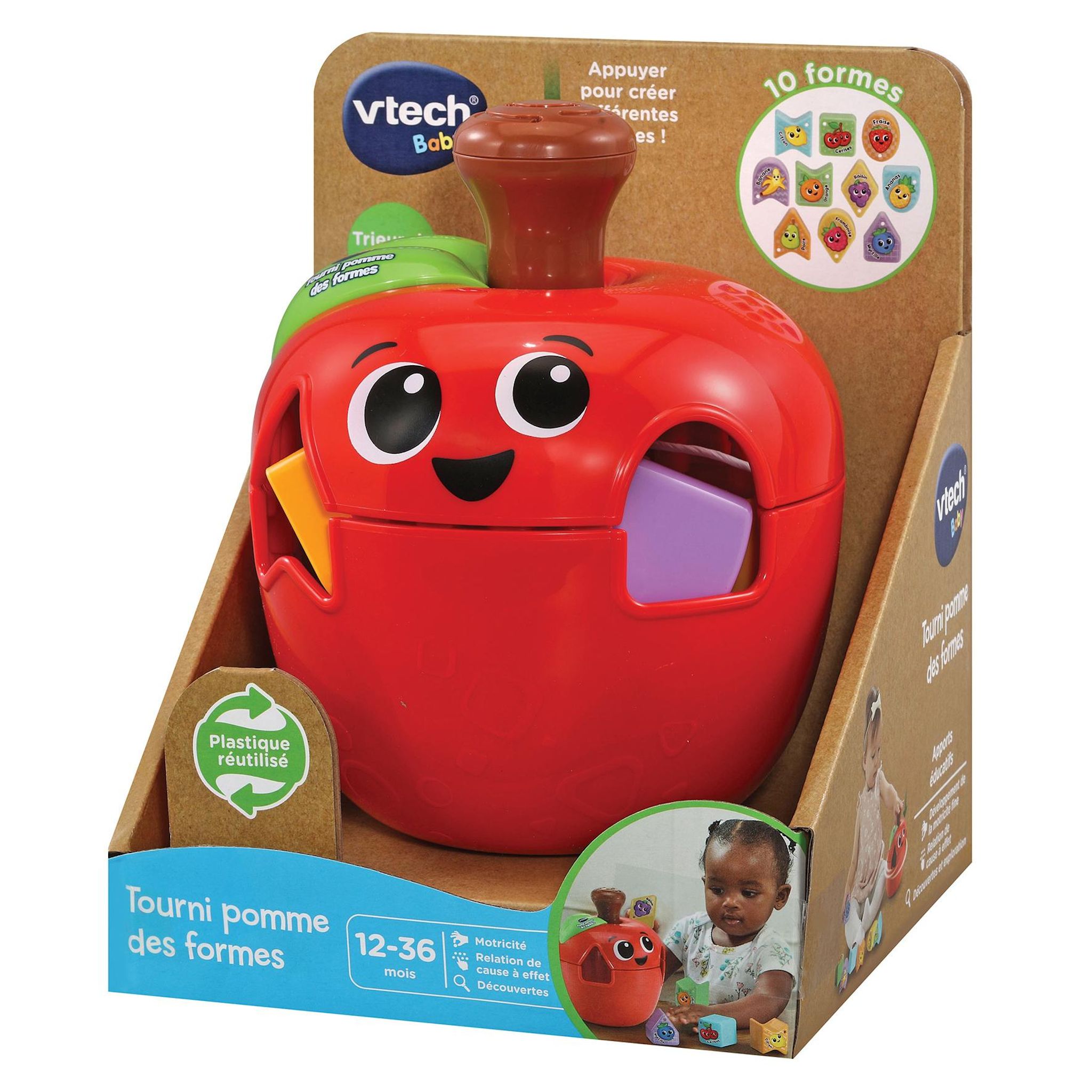 Voir la diapositive 7 : VTECH Tourni Pomme des Formes