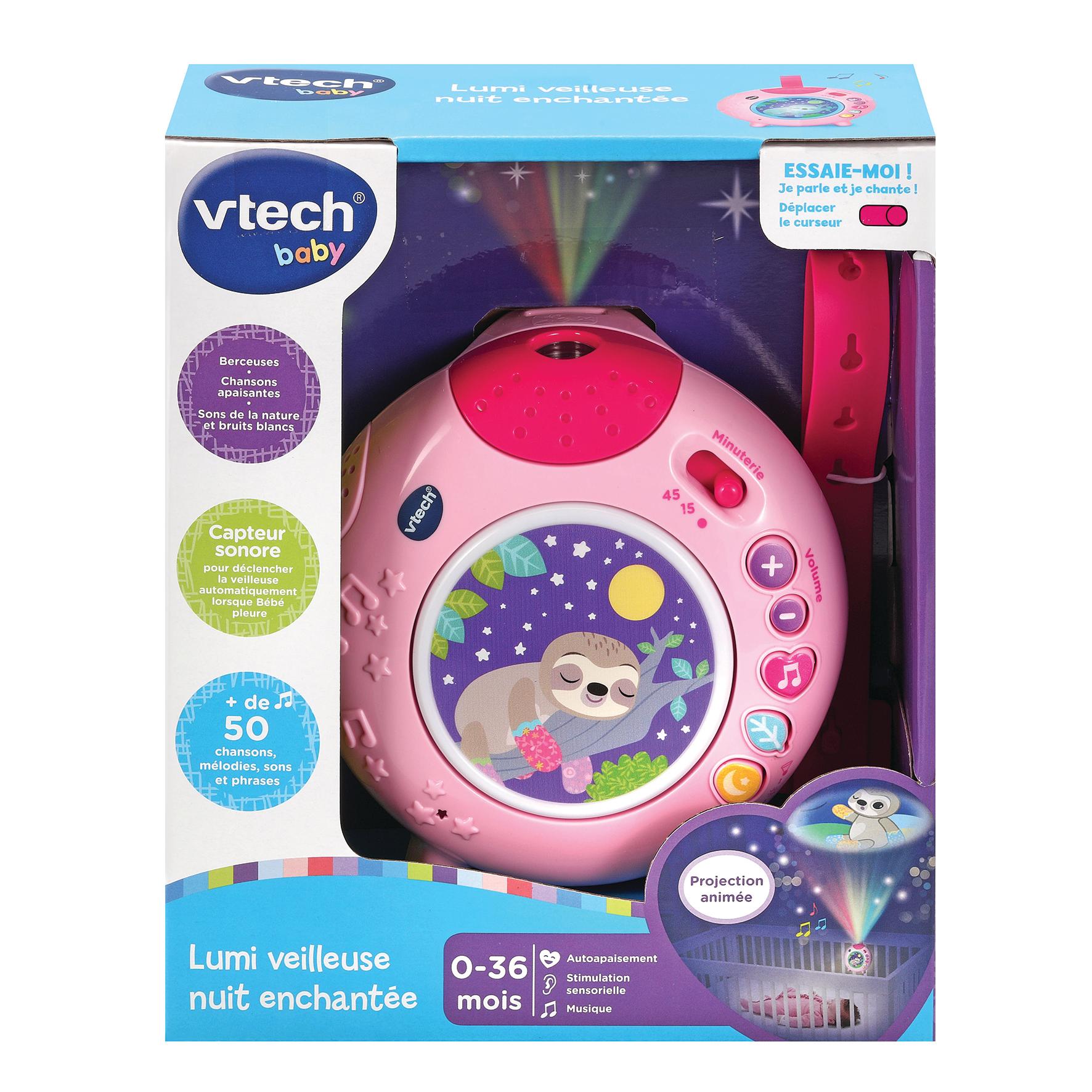 Voir la diapositive 5 : VTECH Veilleuse nuit enchantée Lumi - Rose
