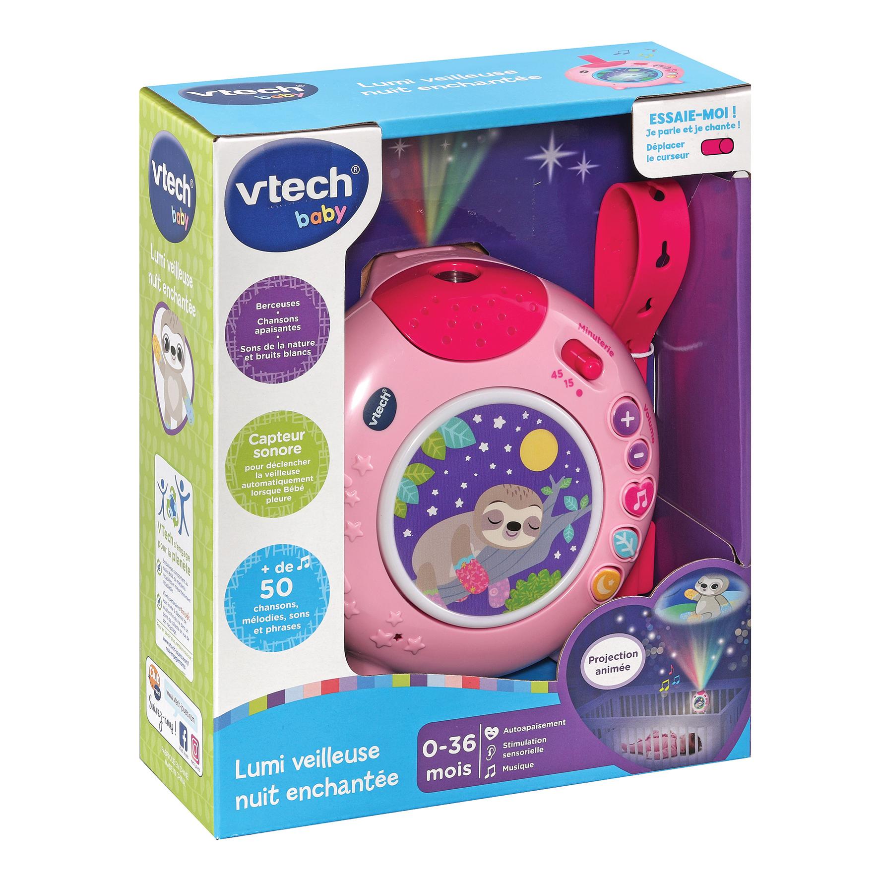 Voir la diapositive 6 : VTECH Veilleuse nuit enchantée Lumi - Rose