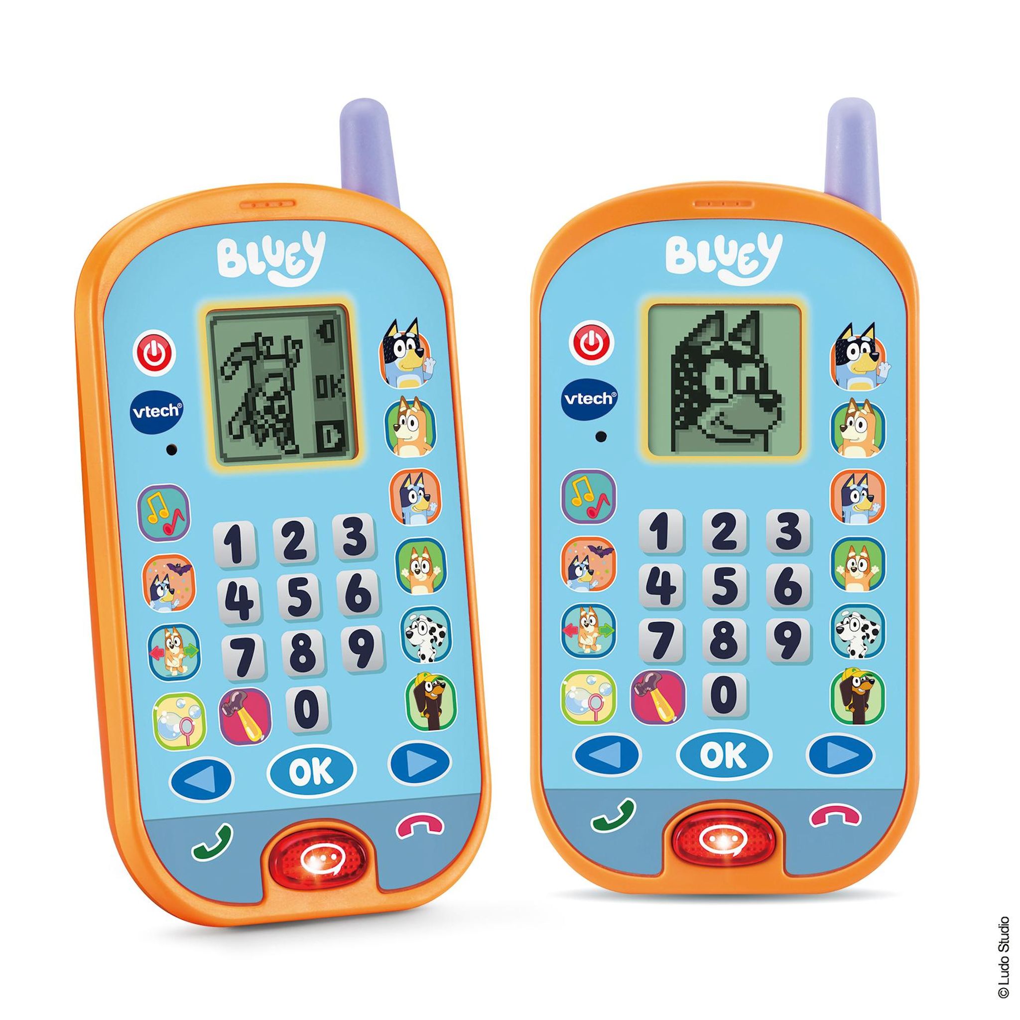 Voir la diapositive 2 : VTECH Le Smartphone Interactif de Bluey