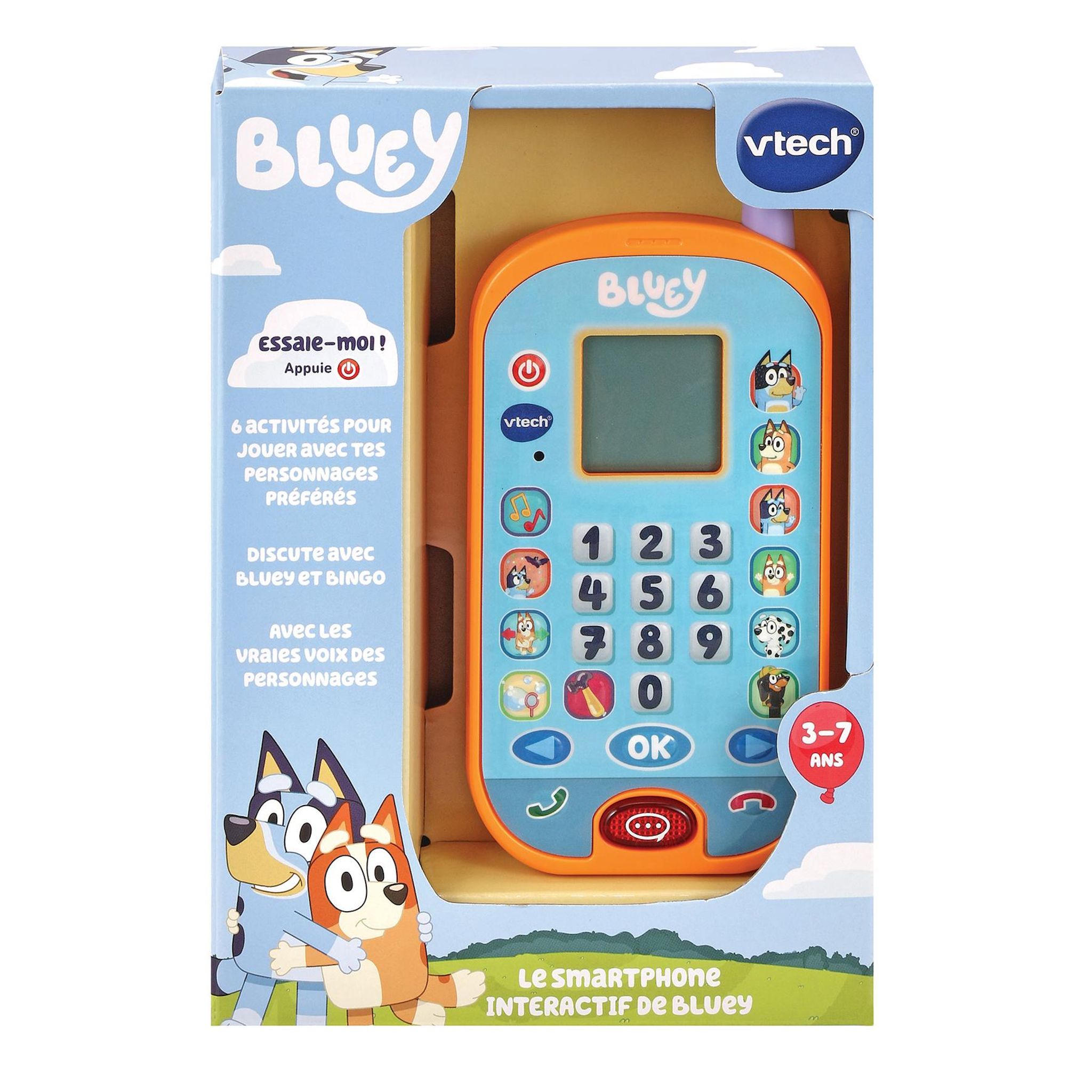 Voir la diapositive 5 : VTECH Le Smartphone Interactif de Bluey