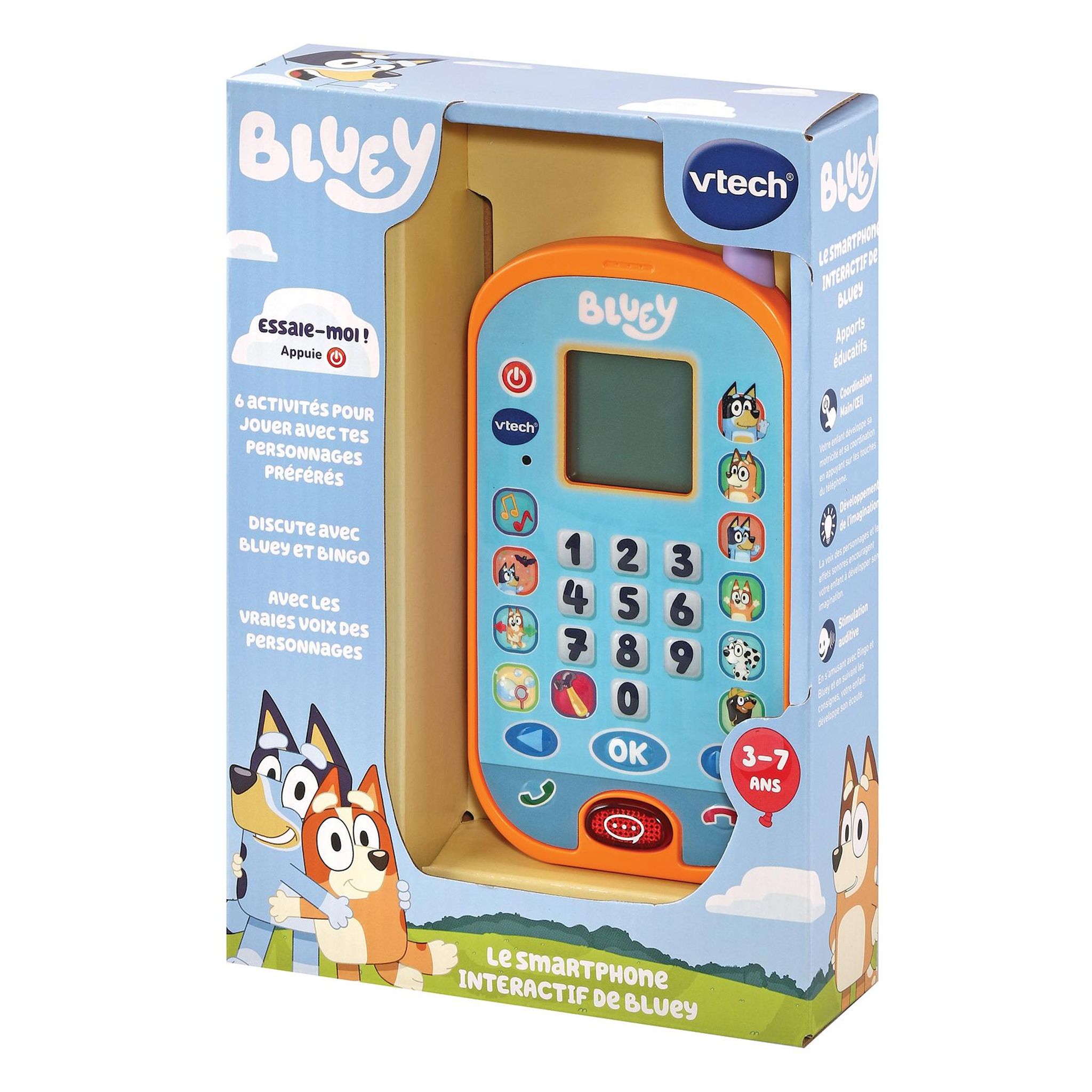 Voir la diapositive 6 : VTECH Le Smartphone Interactif de Bluey