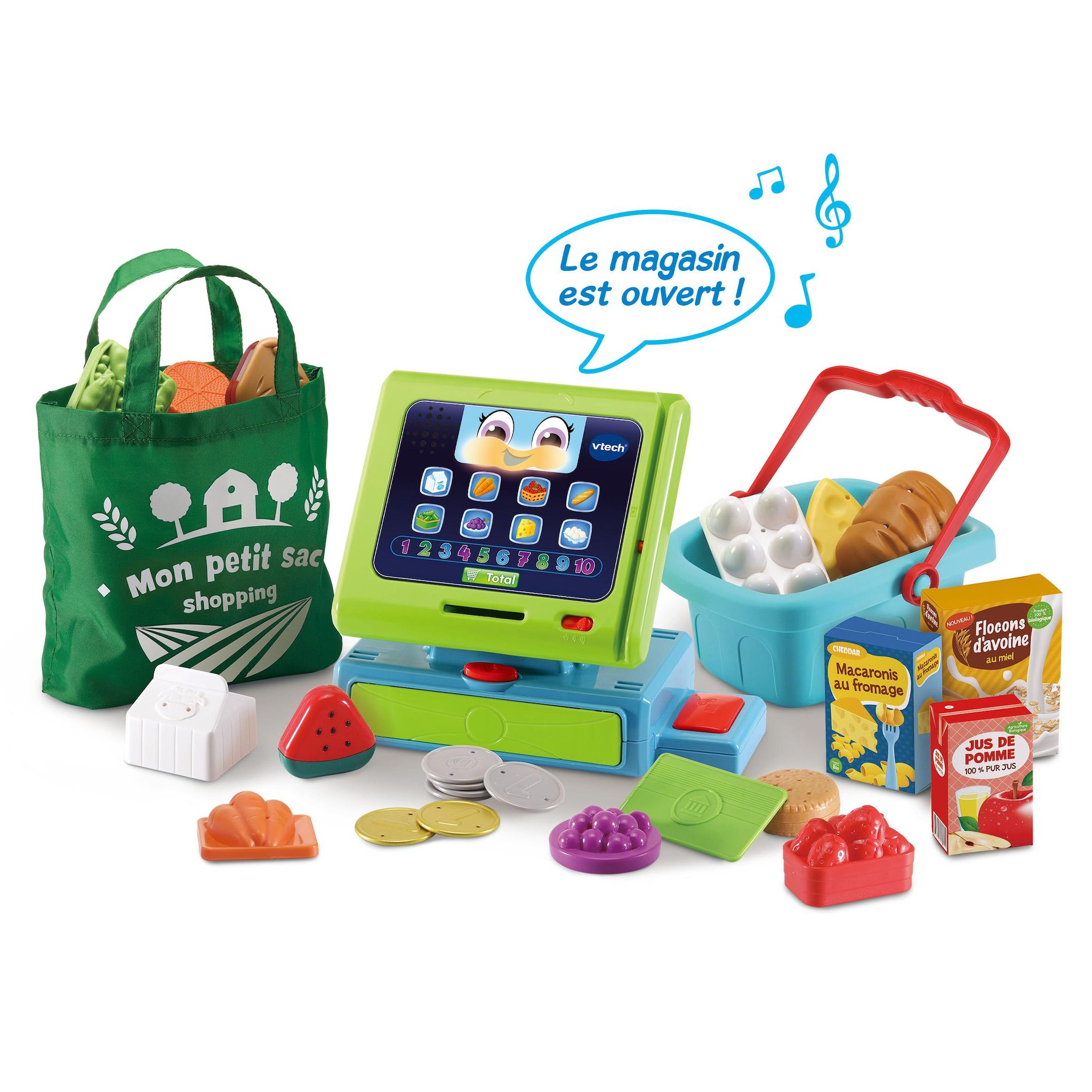 VTECH Caisse Enregistreuse Interactive Maxi Shopping