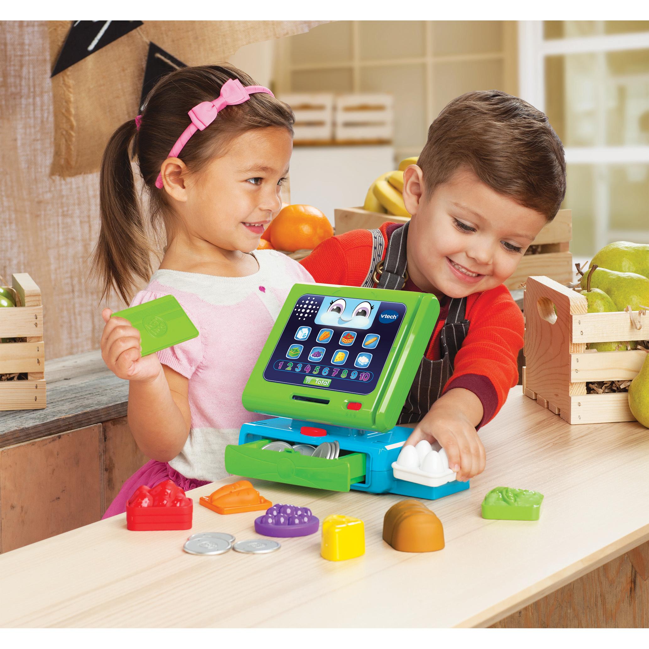 Voir la diapositive 4 : VTECH Caisse Enregistreuse Interactive Maxi Shopping