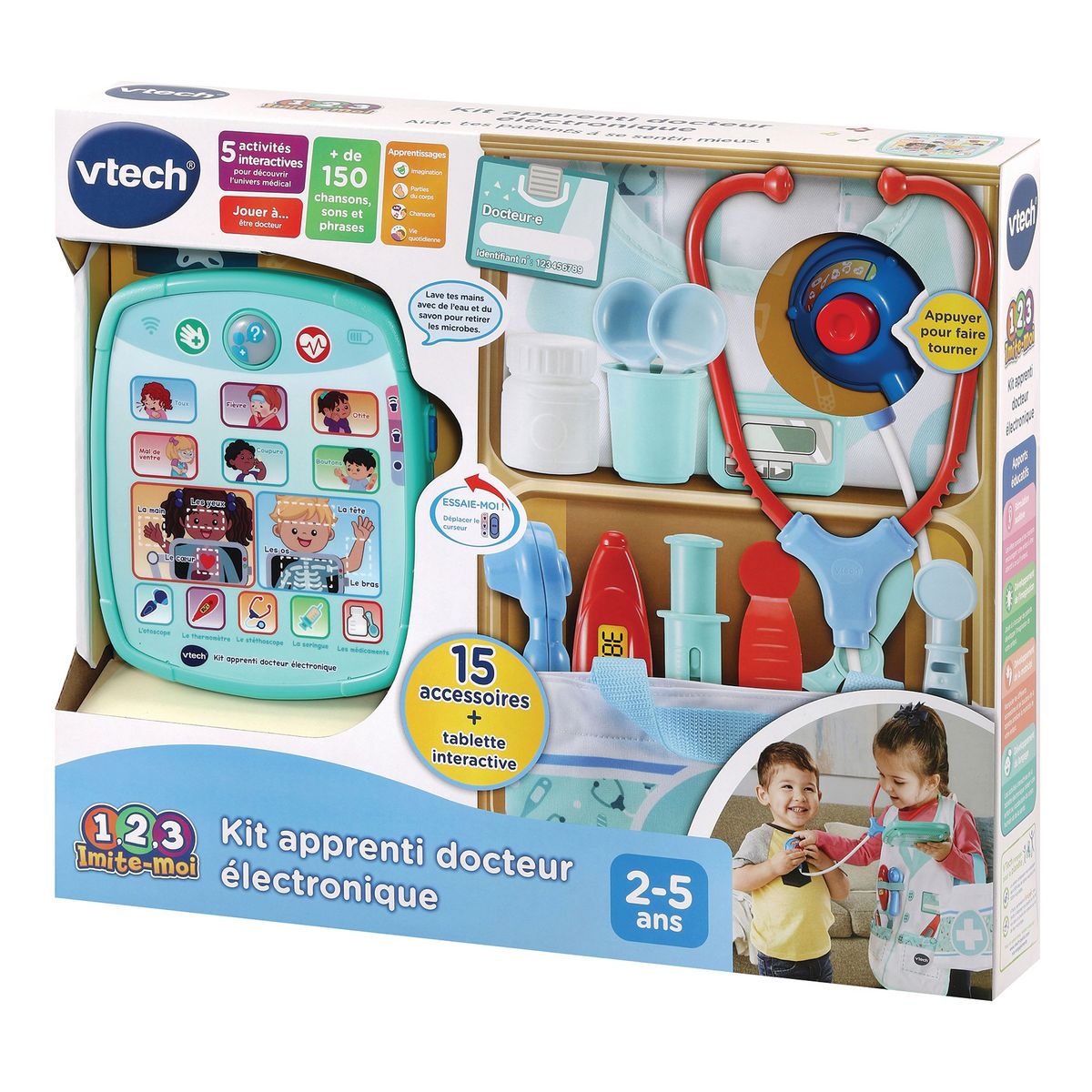 VTECH Kit Tablette et accessoires Apprenti Docteur électronique