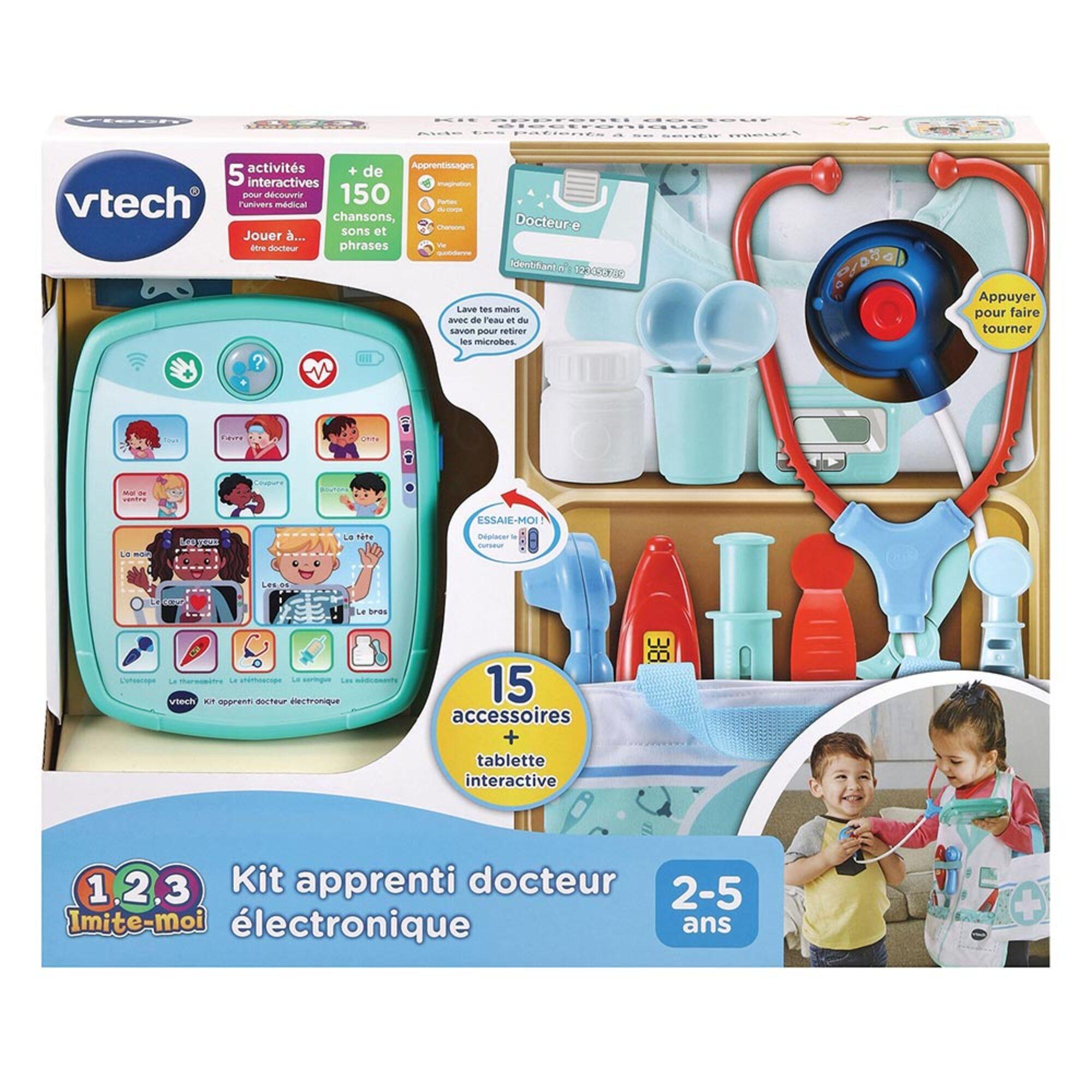 Voir la diapositive 4 : VTECH Kit Tablette et accessoires Apprenti Docteur électronique
