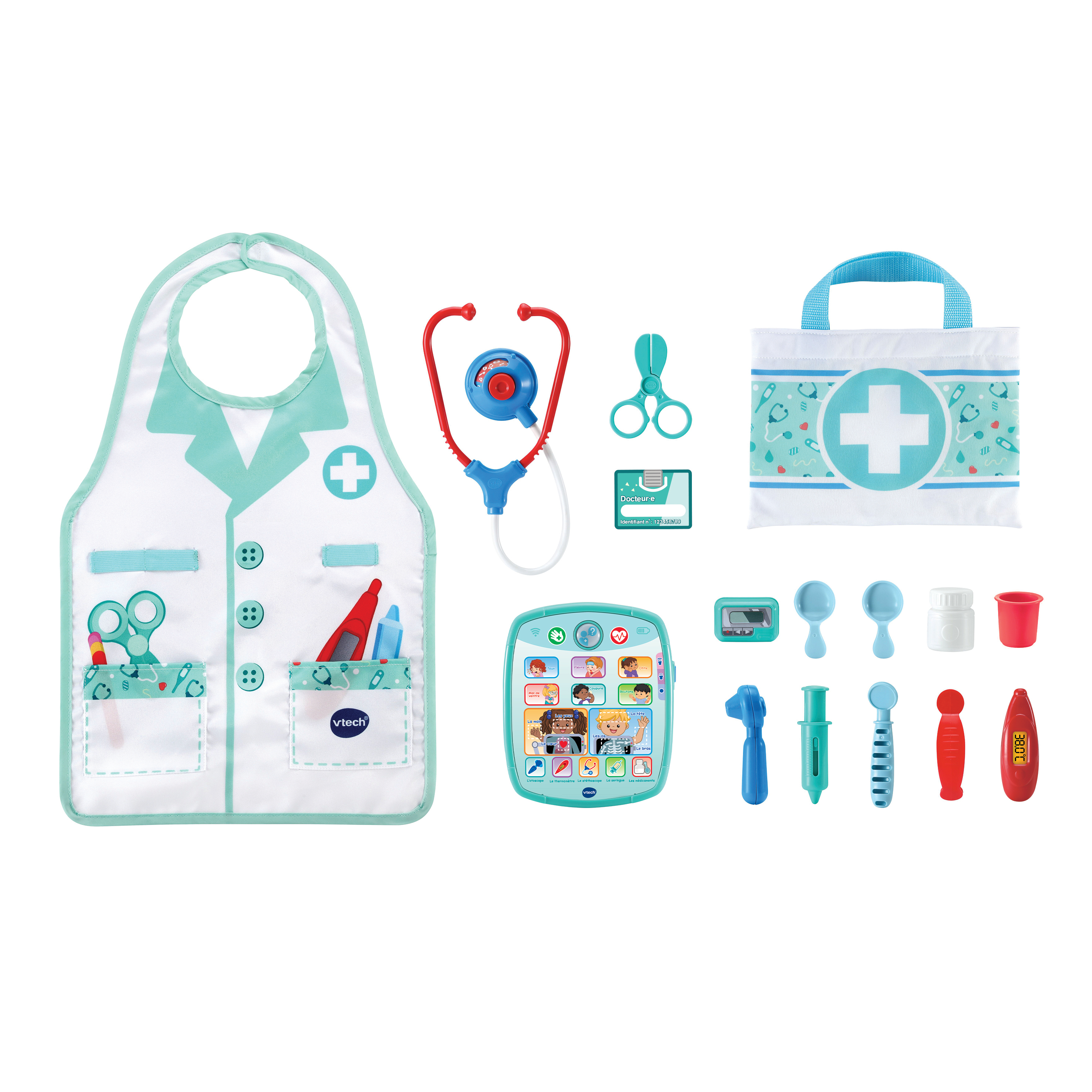 Voir la diapositive 6 : VTECH Kit Tablette et accessoires Apprenti Docteur électronique