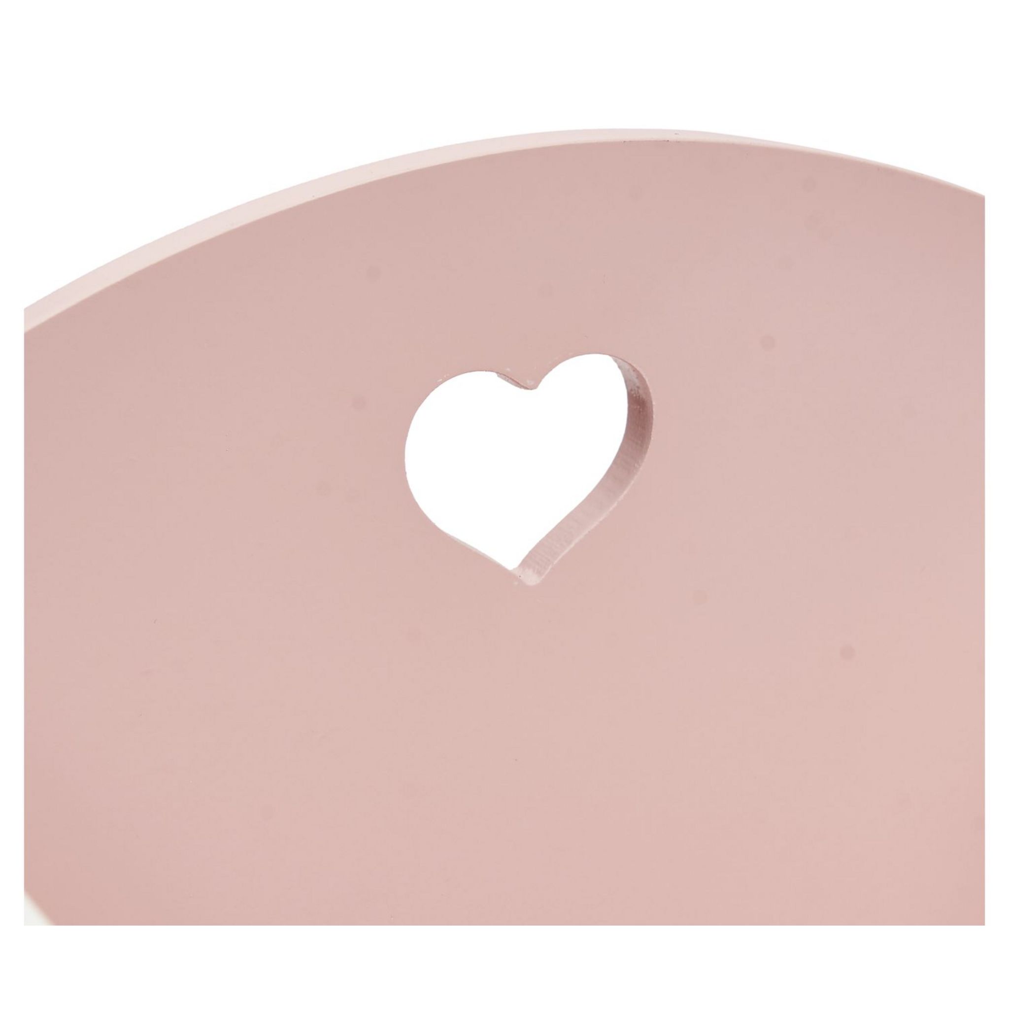 Voir la diapositive 2 : ONE TWO FUN Lit à bascule en bois pour poupée - Rose et Blanc