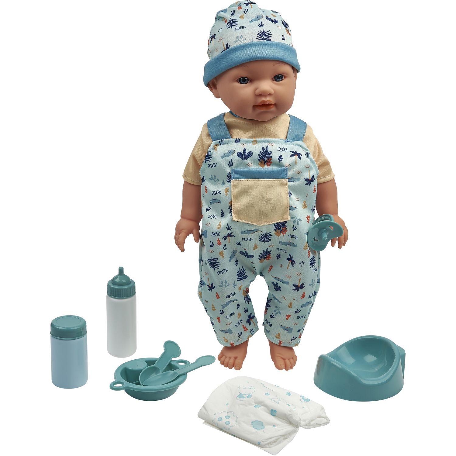 Voir la diapositive 3 : ONE TWO FUN Poupée Bébé Alex fait pipi 43 cm + Accessoires