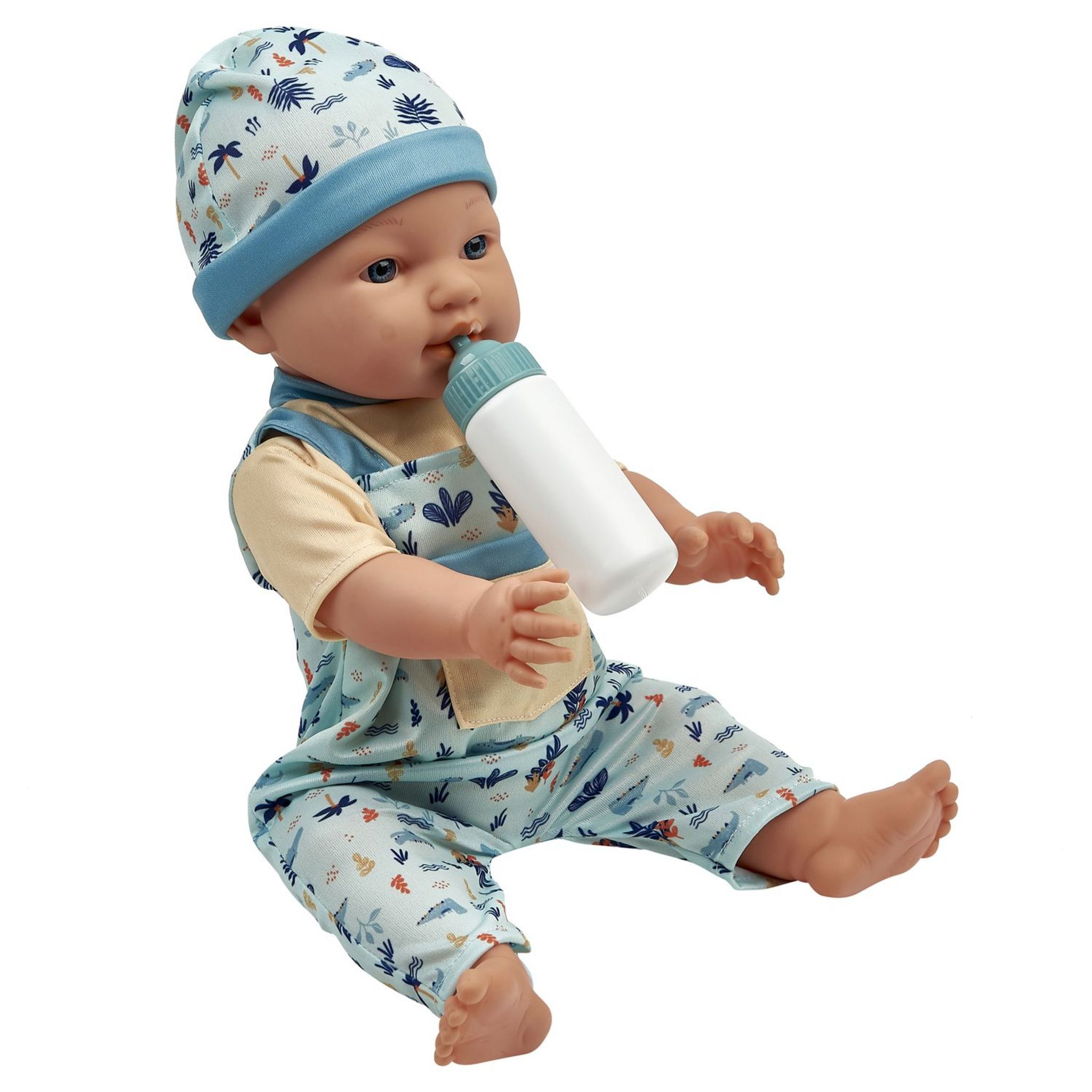 Voir la diapositive 4 : ONE TWO FUN Poupée Bébé Alex fait pipi 43 cm + Accessoires