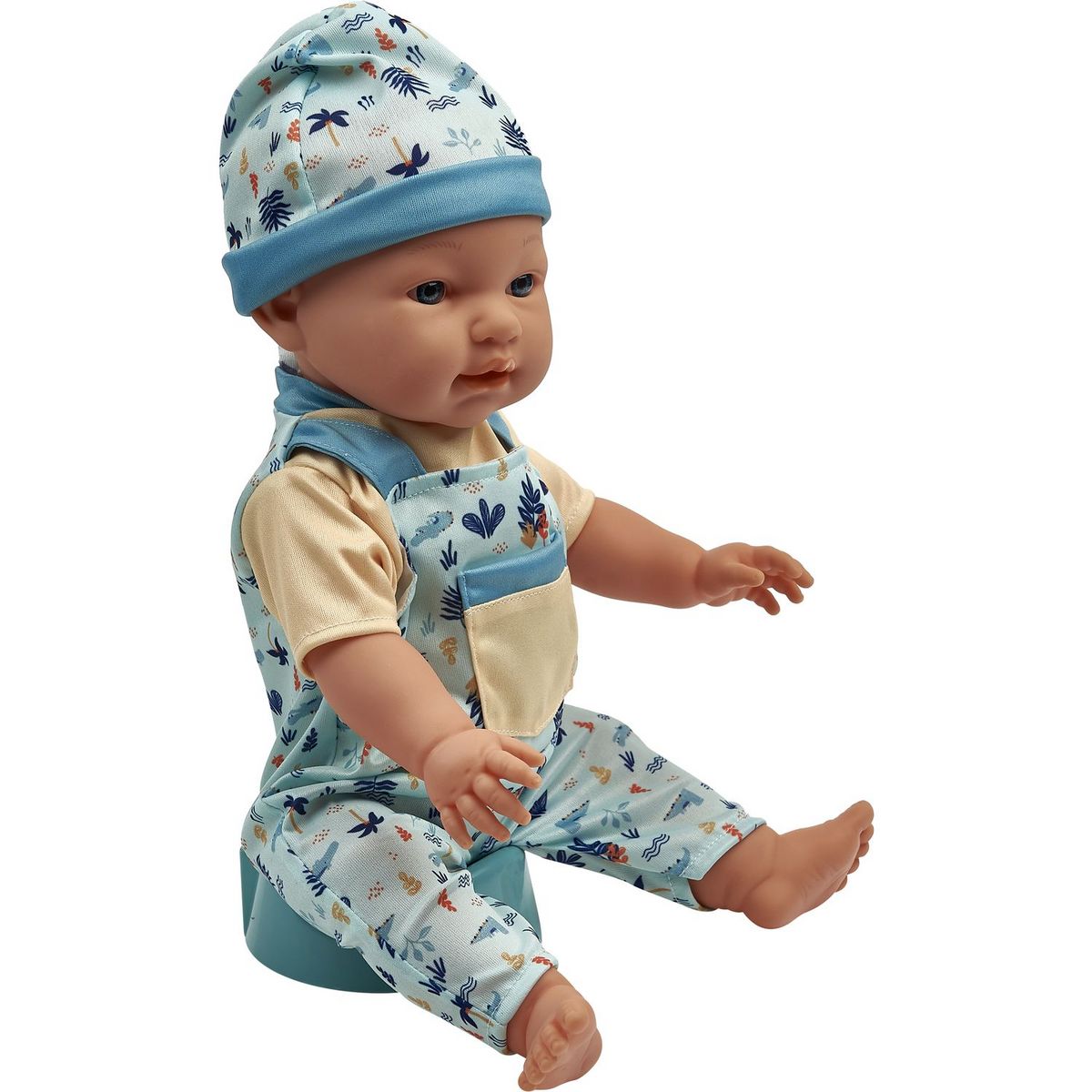 ONE TWO FUN Poupée Bébé Alex fait pipi 43 cm + Accessoires