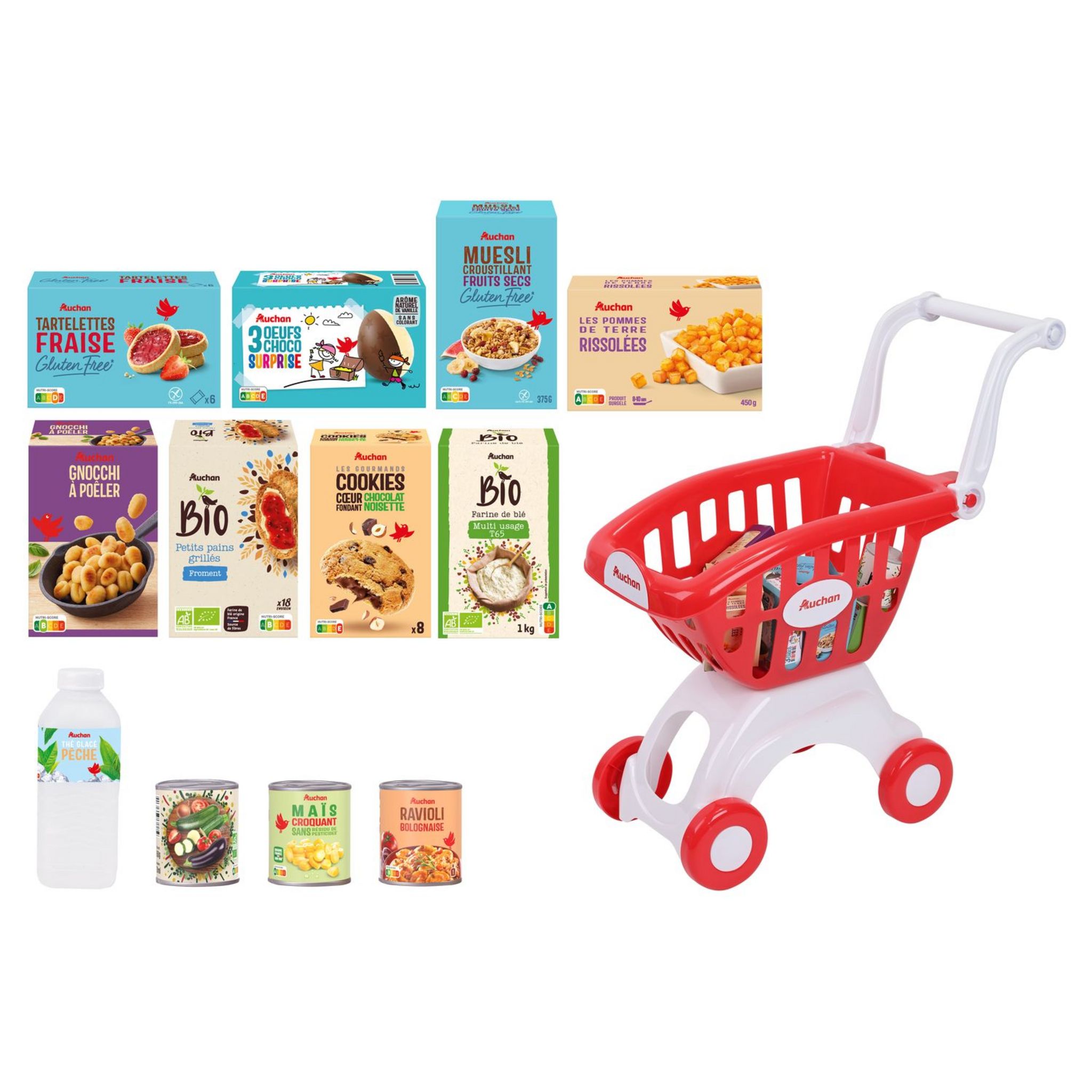 Voir la diapositive 4 : ONE TWO FUN Mon chariot de supermarché Auchan