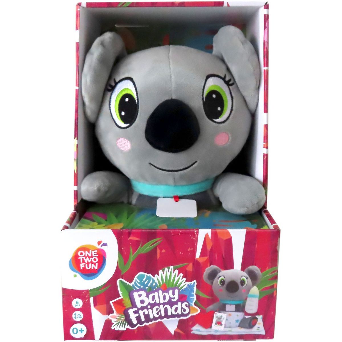 ONE TWO FUN Peluche Baby Friends Koala 25 cm