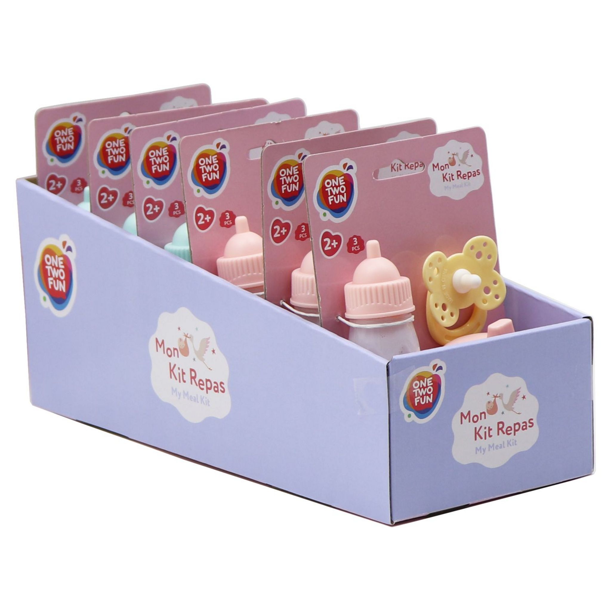 Voir la diapositive 5 : ONE TWO FUN Kit de repas pour poupée