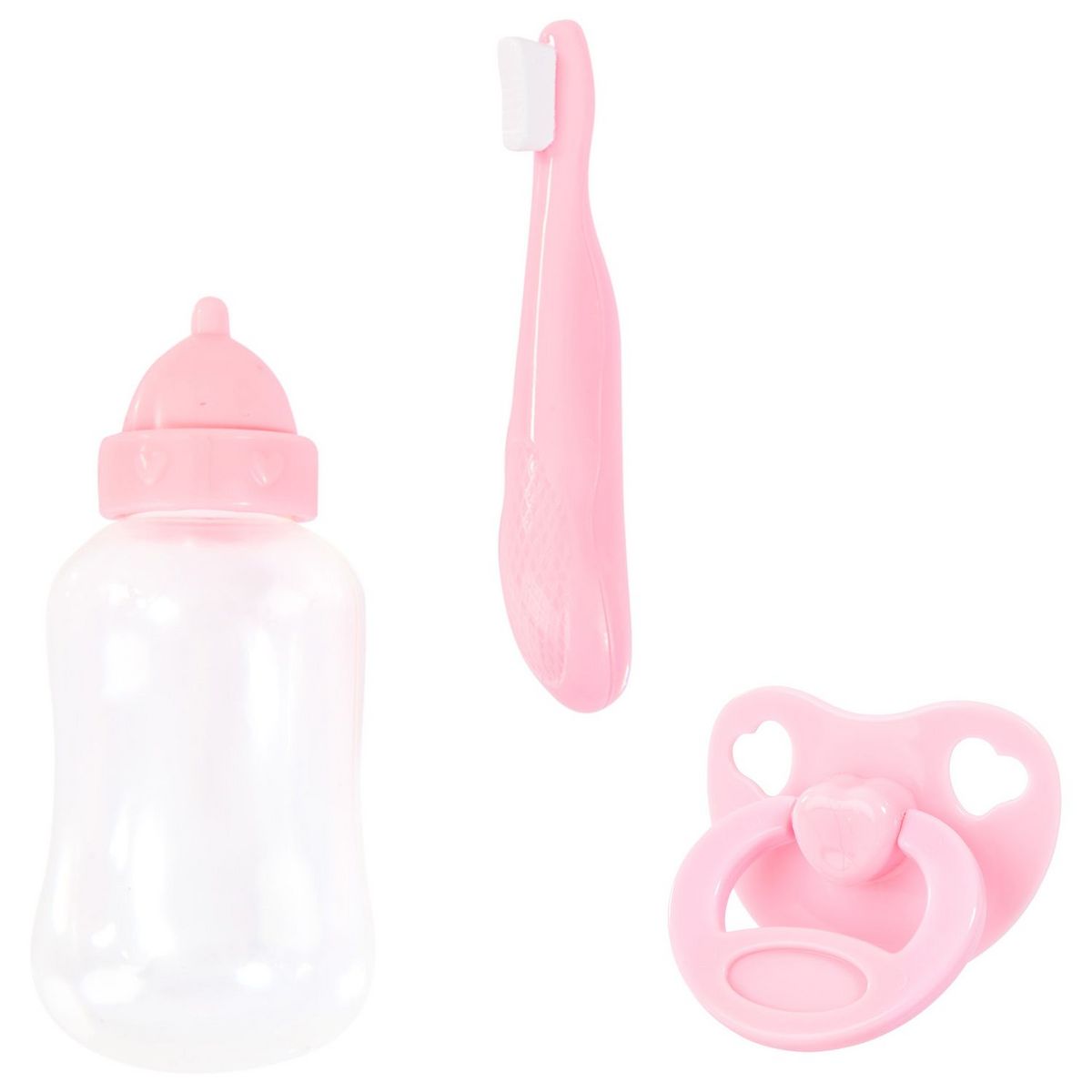 ONE TWO FUN Poupée Léa a sa première dent - Rose