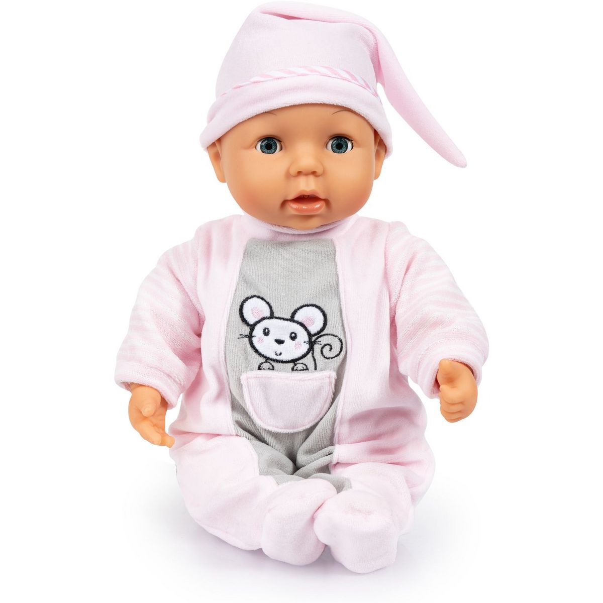 ONE TWO FUN Poupée Léa a sa première dent - Rose