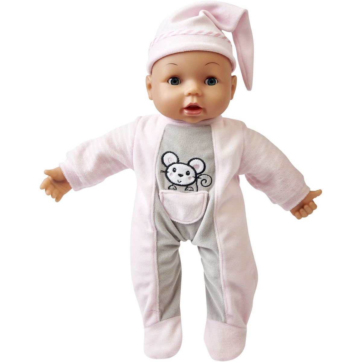 ONE TWO FUN Poupée Léa a sa première dent - Rose