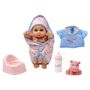 Voir la diapositive 4 : ONE TWO FUN Poupée Le bain de mon bébé 23cm et accessoires