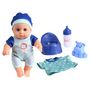Voir la diapositive 6 : ONE TWO FUN Poupée Le bain de mon bébé 23cm et accessoires