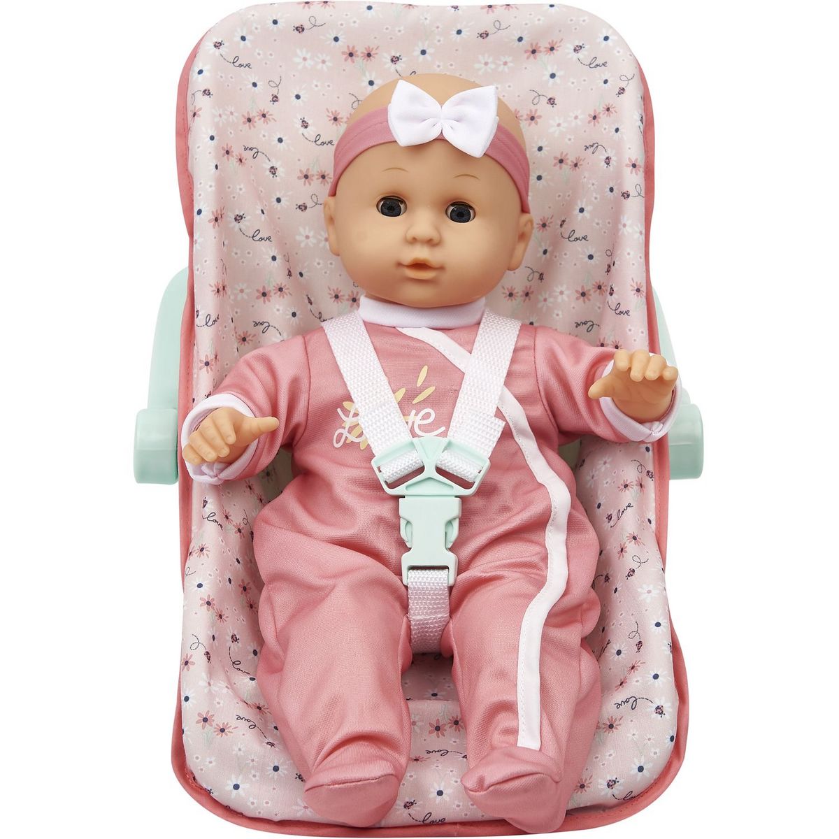 ONE TWO FUN Ensemble Cosy et Poupée - Rose