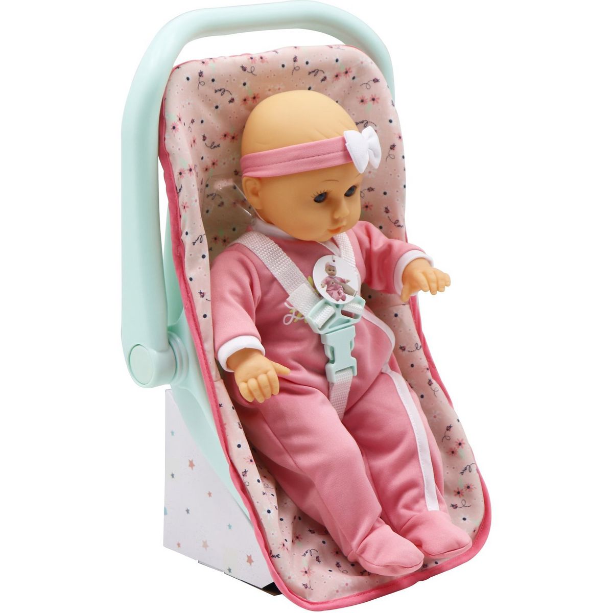 ONE TWO FUN Ensemble Cosy et Poupée - Rose