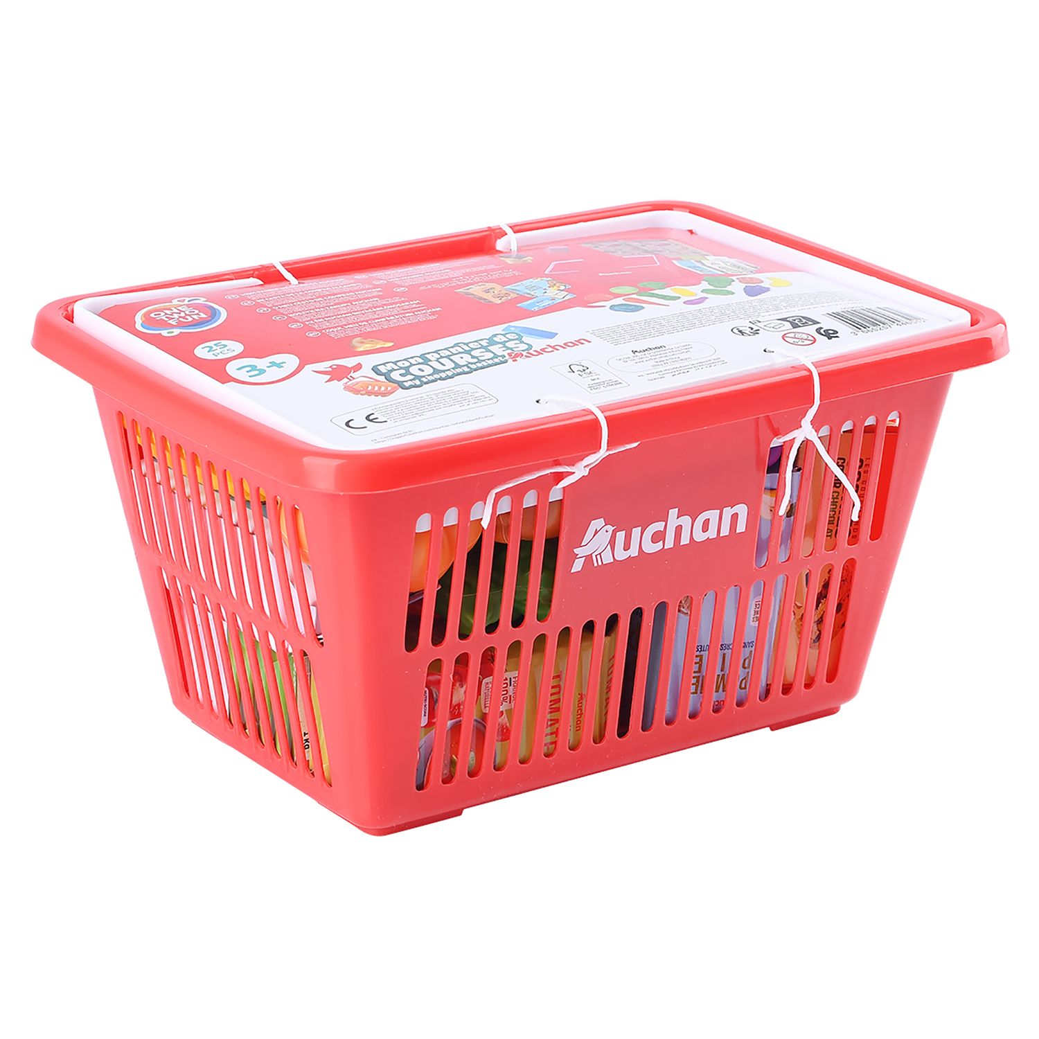 Voir la diapositive 2 : ONE TWO FUN Panier de courses garni Auchan
