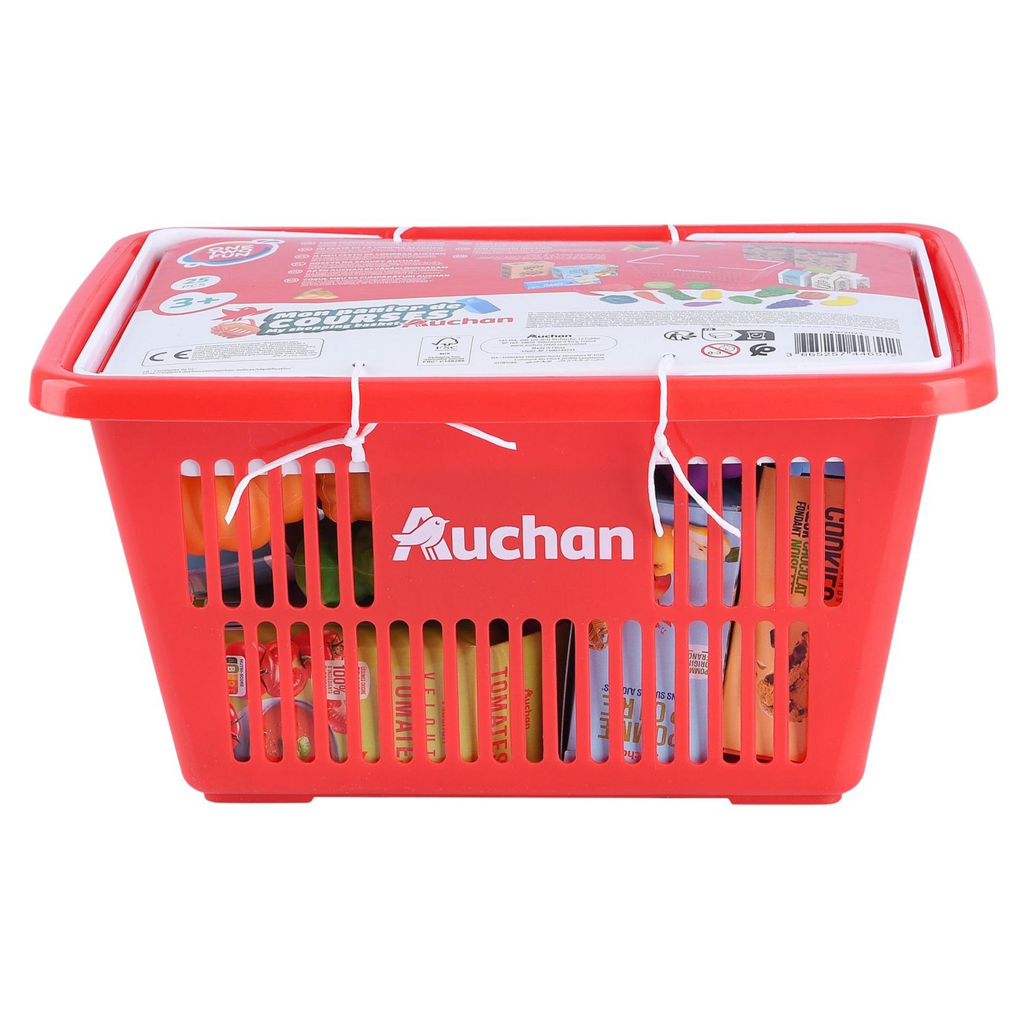 Voir la diapositive 3 : ONE TWO FUN Panier de courses garni Auchan