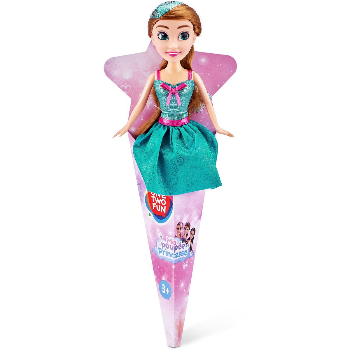 ONE TWO FUN Poupée Cone Princesse