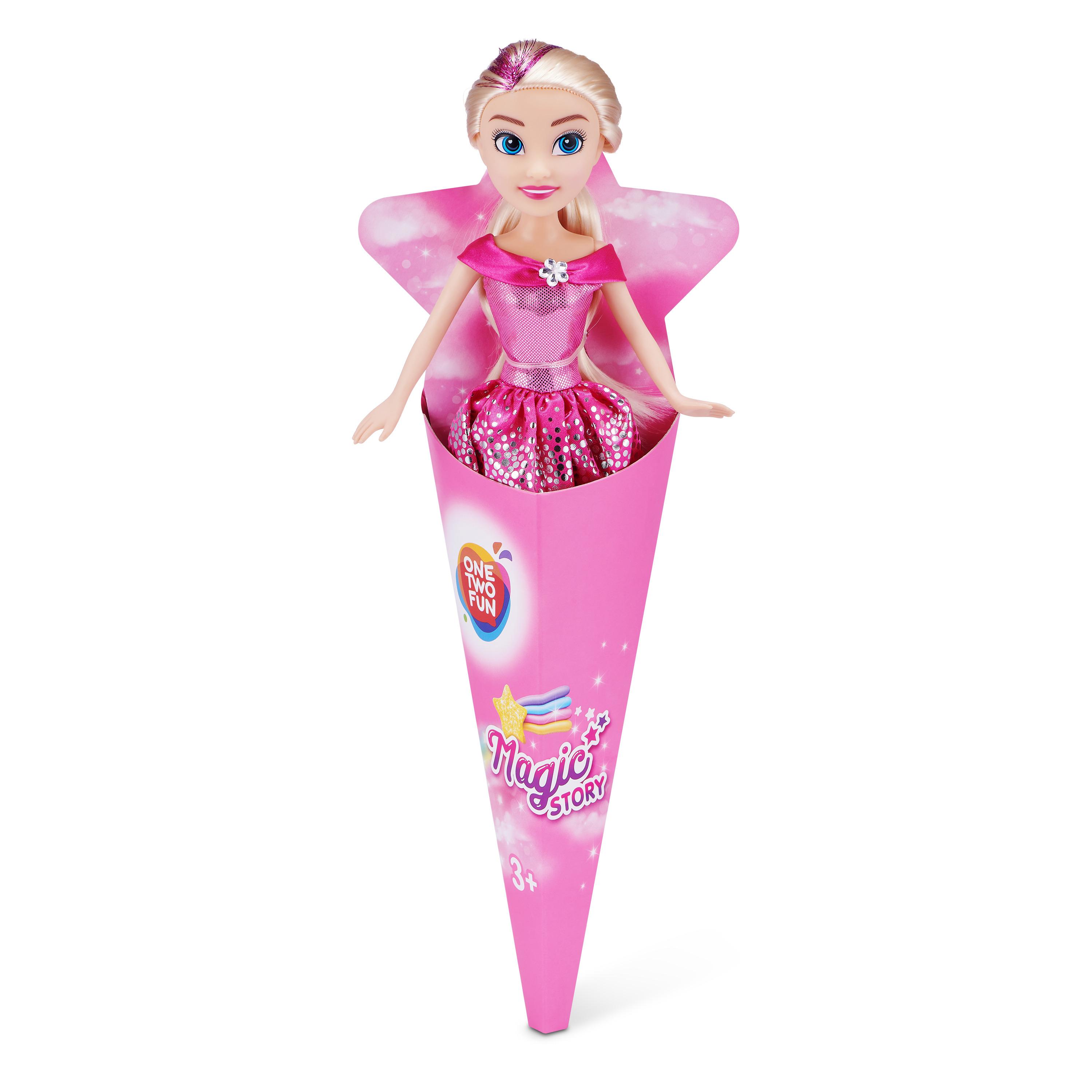 Voir la diapositive 4 : ONE TWO FUN Poupée Cone Princesse