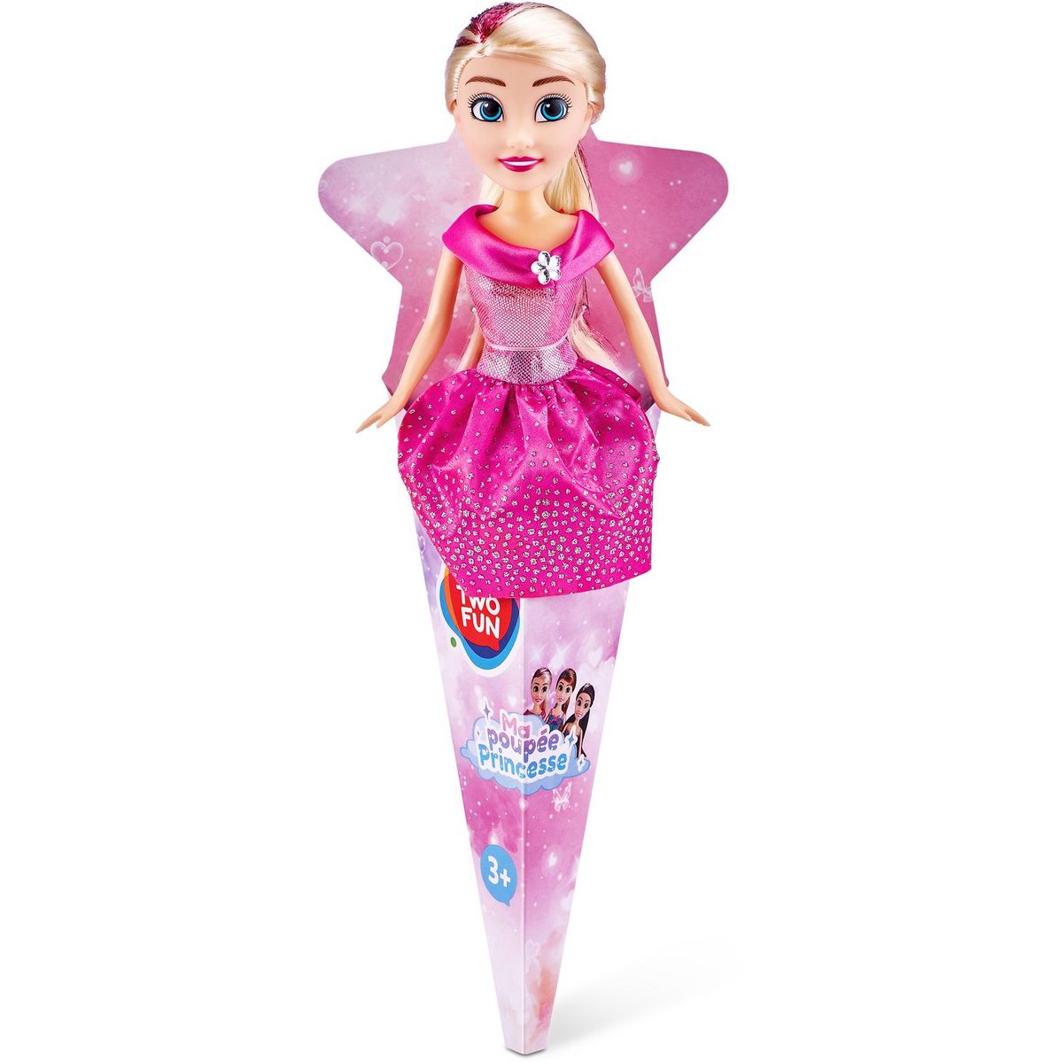 ONE TWO FUN Poupée Cone Princesse