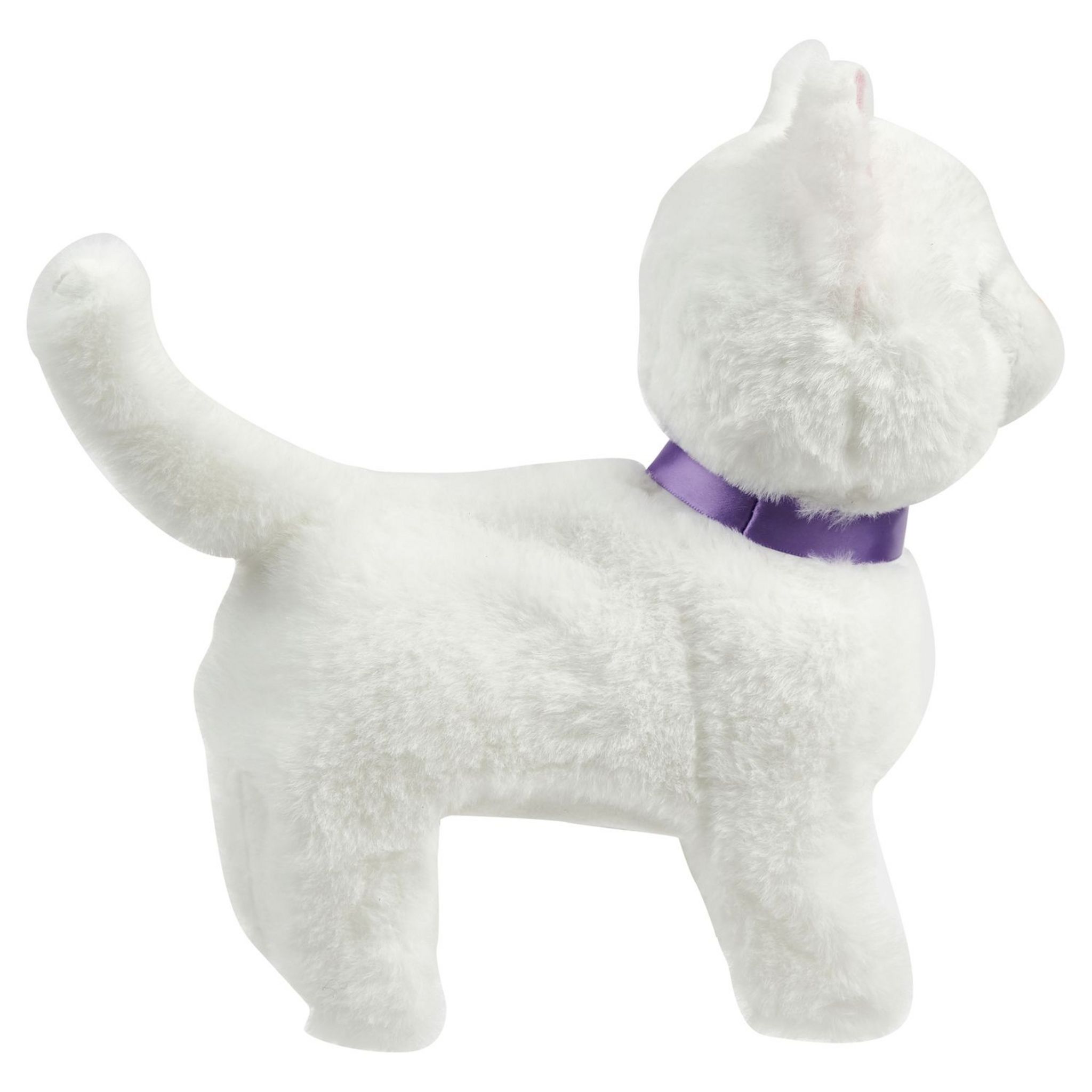 Voir la diapositive 3 : ONE TWO FUN Peluche mécanique et sonore Chat Blanc