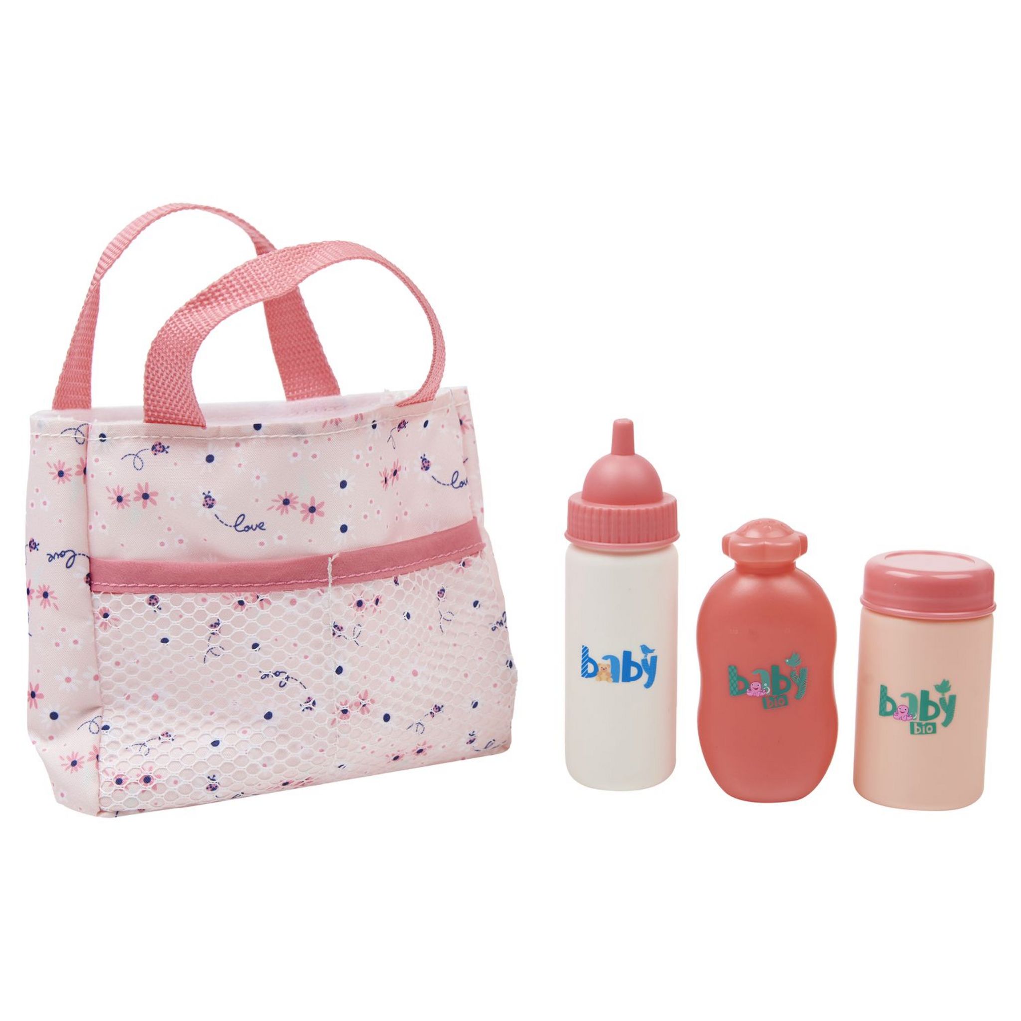 Voir la diapositive 4 : ONE TWO FUN Set nursery + poupée rose