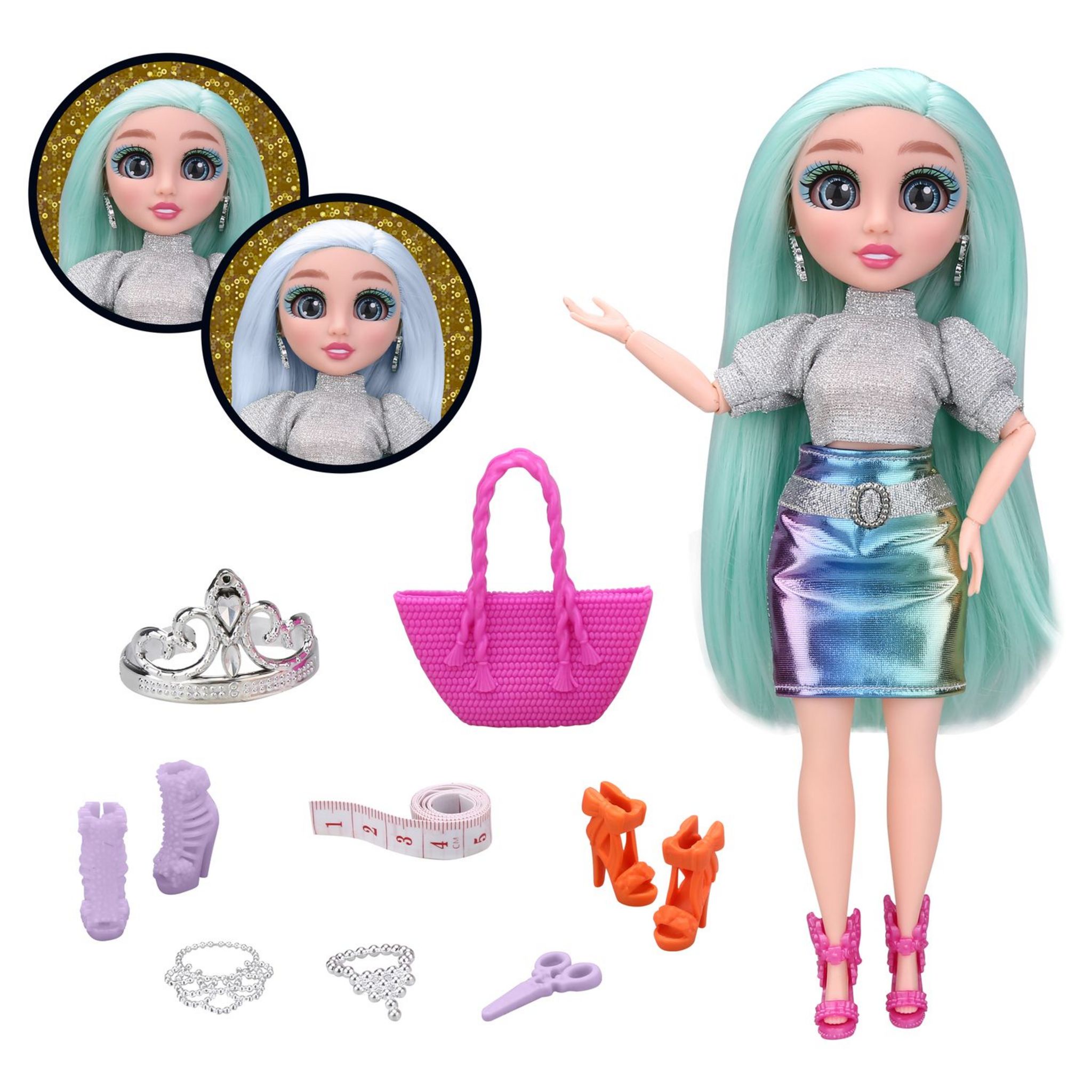 Voir la diapositive 3 : ONE TWO FUN Poupée Glam Squad Fashion Lady