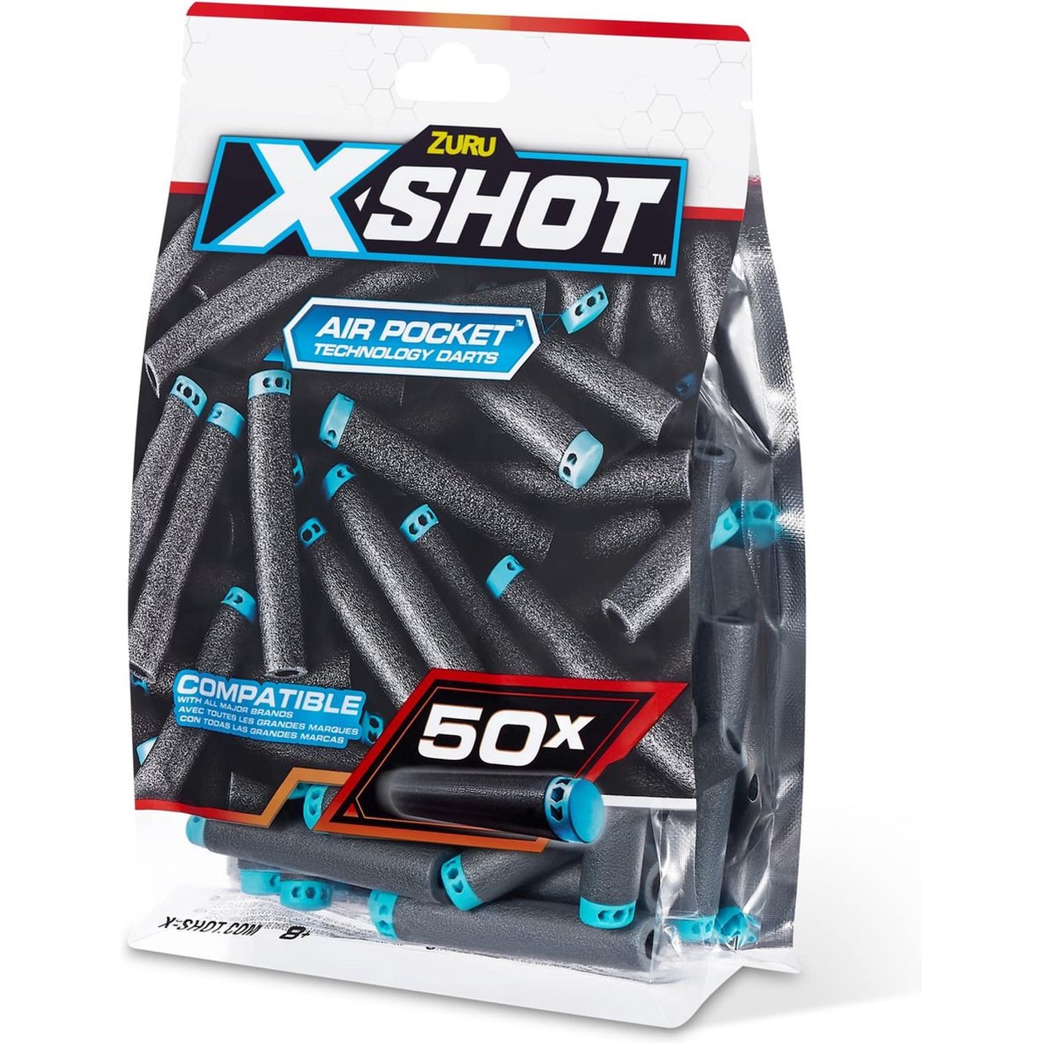 Voir la diapositive 3 : ZURU Fléchettes de recharge Excel x50