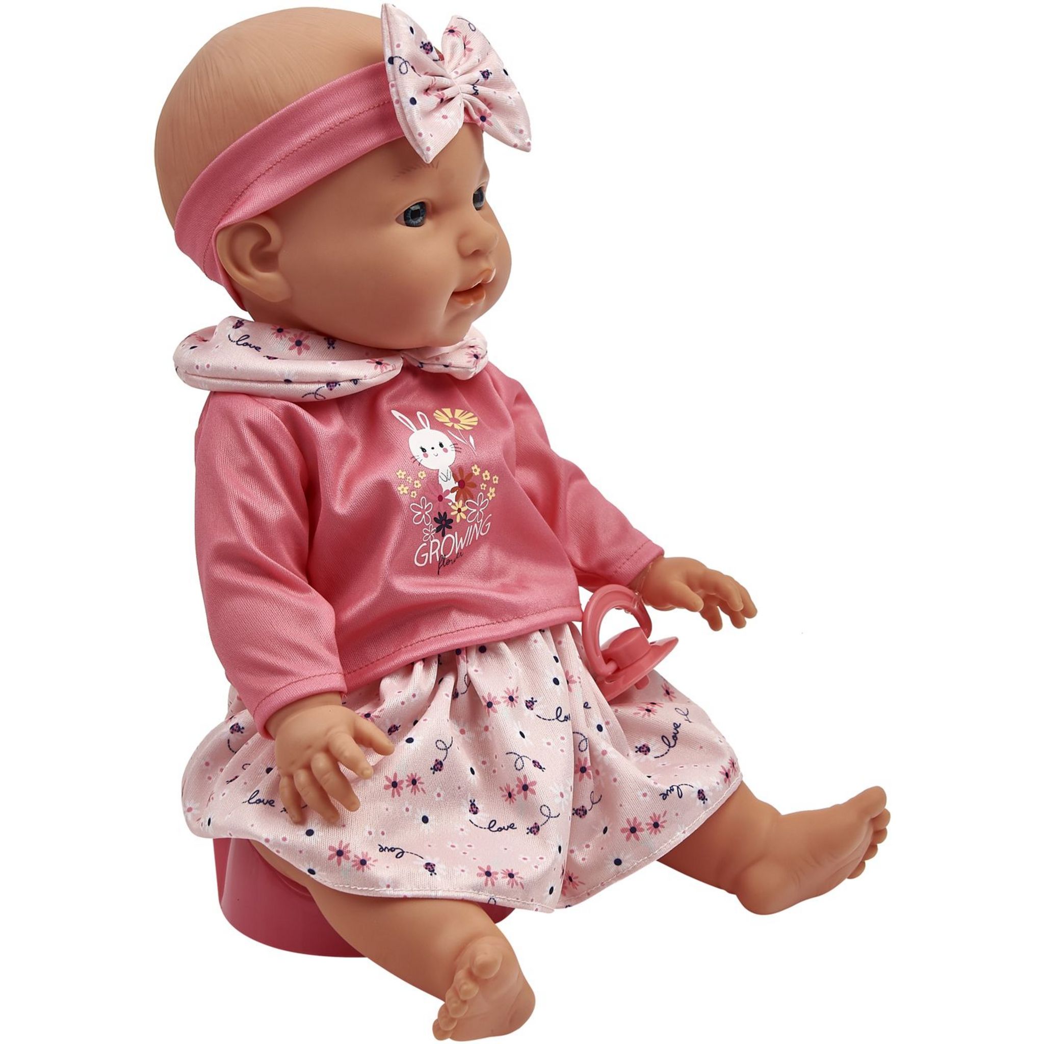 Voir la diapositive 3 : ONE TWO FUN Poupon Bébé Léa fait pipi et ses accessoires